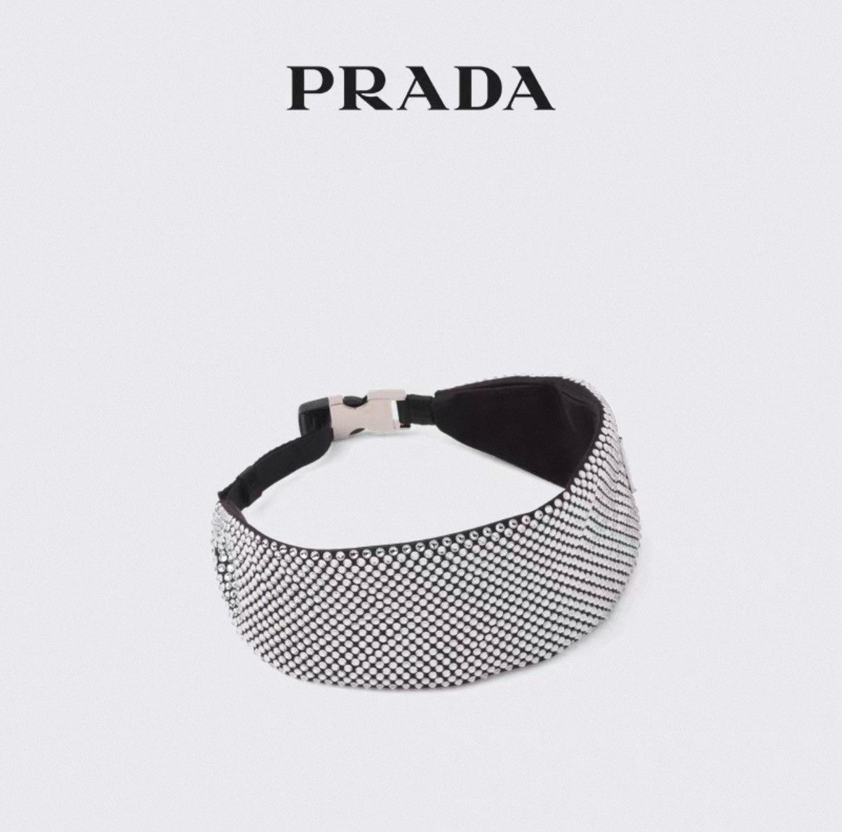 Gucci Prada Crystal Metallic Headband Size ONE SIZE - 2 Thumbnail