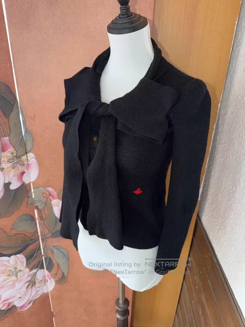 Vivienne Westwood Vivienne Westwood Butterfly Knot Cashmere Knit Top Size L / US 10 / IT 46 - 4 Thumbnail