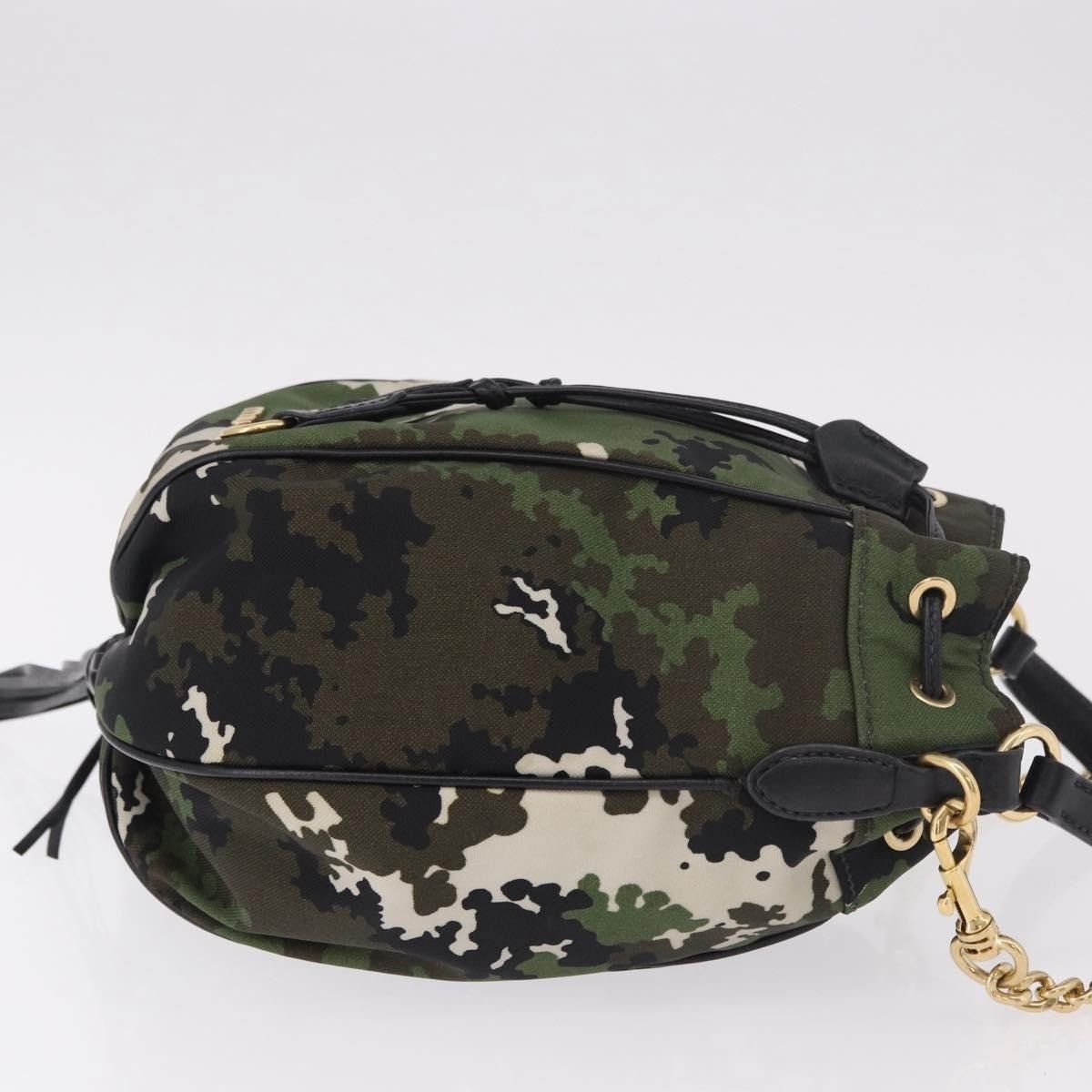 Miu Miu Miu Miu Matelasse Handbag Green Size ONE SIZE - 2 Thumbnail