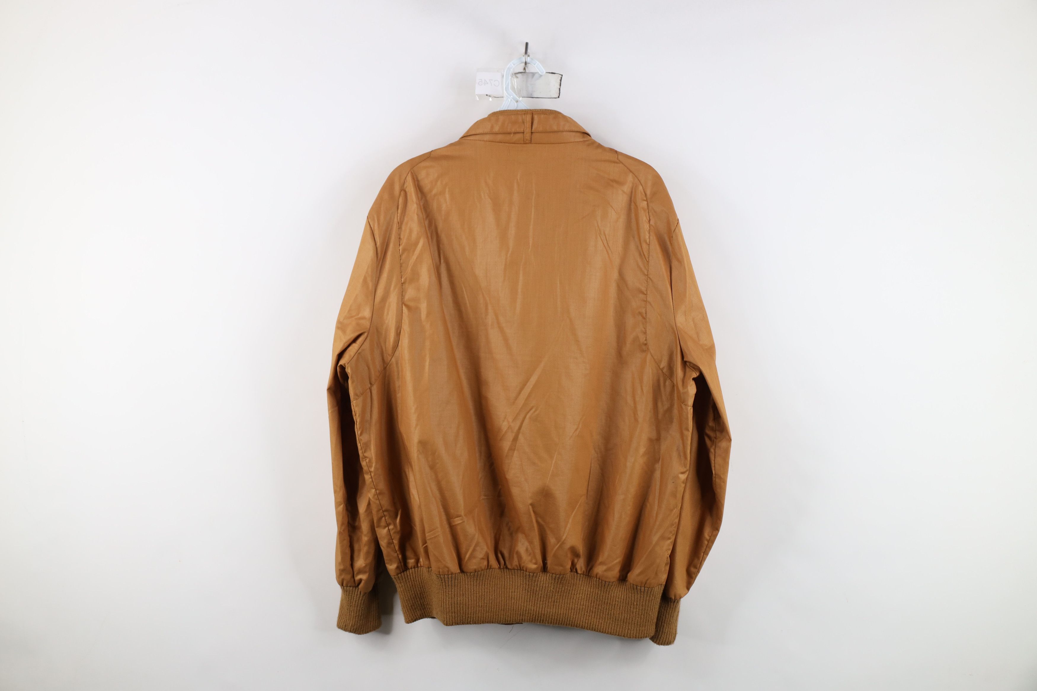 Vintage Vintage 70s Streetwear Cafe Racer Bomber Jacket Brown Size US L / EU 52-54 / 3 - 12 Thumbnail