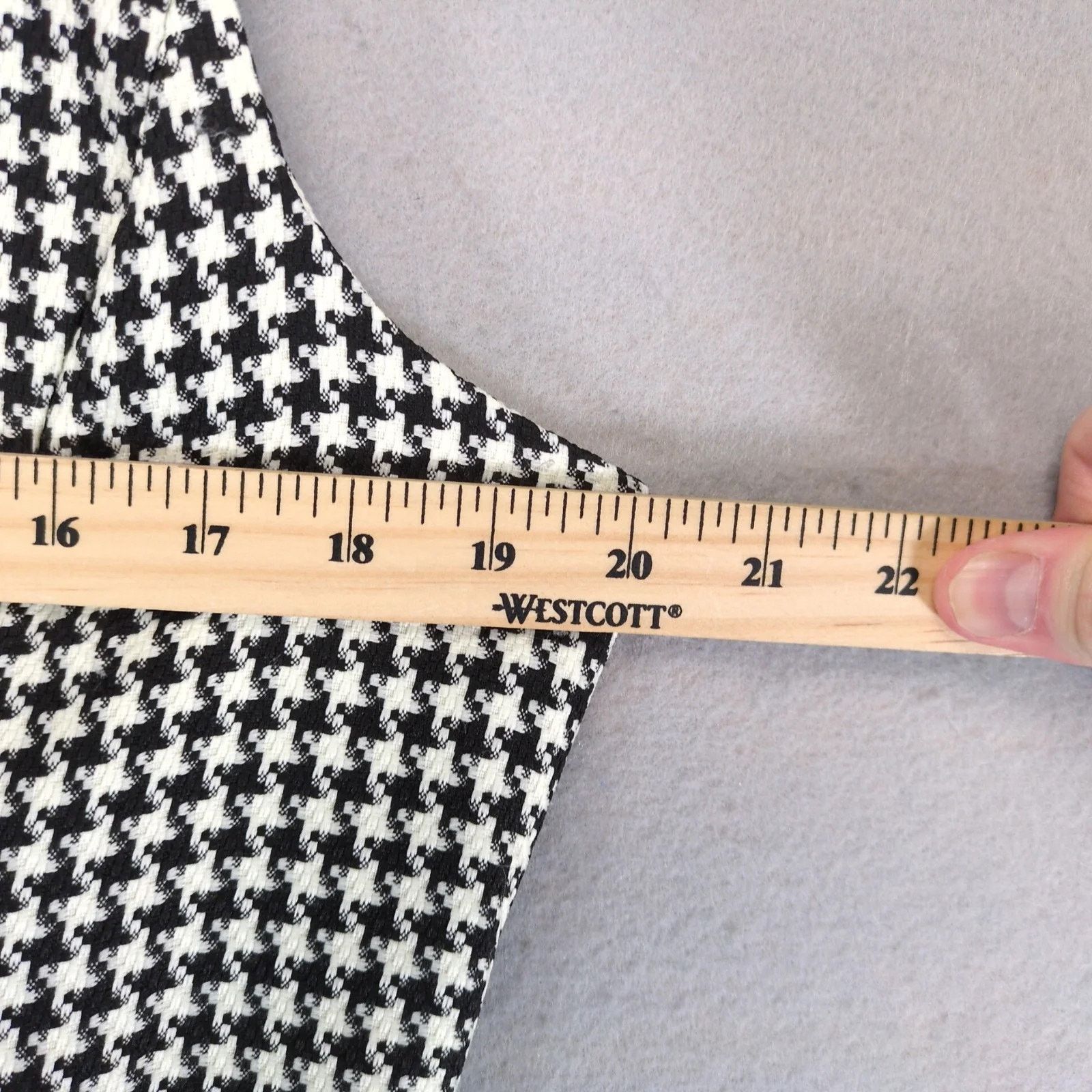 Other Shelby & Palmer Black White Houndstooth Shift Dress Sz 14 Size XL / US 12-14 / IT 48-50 - 8 Thumbnail