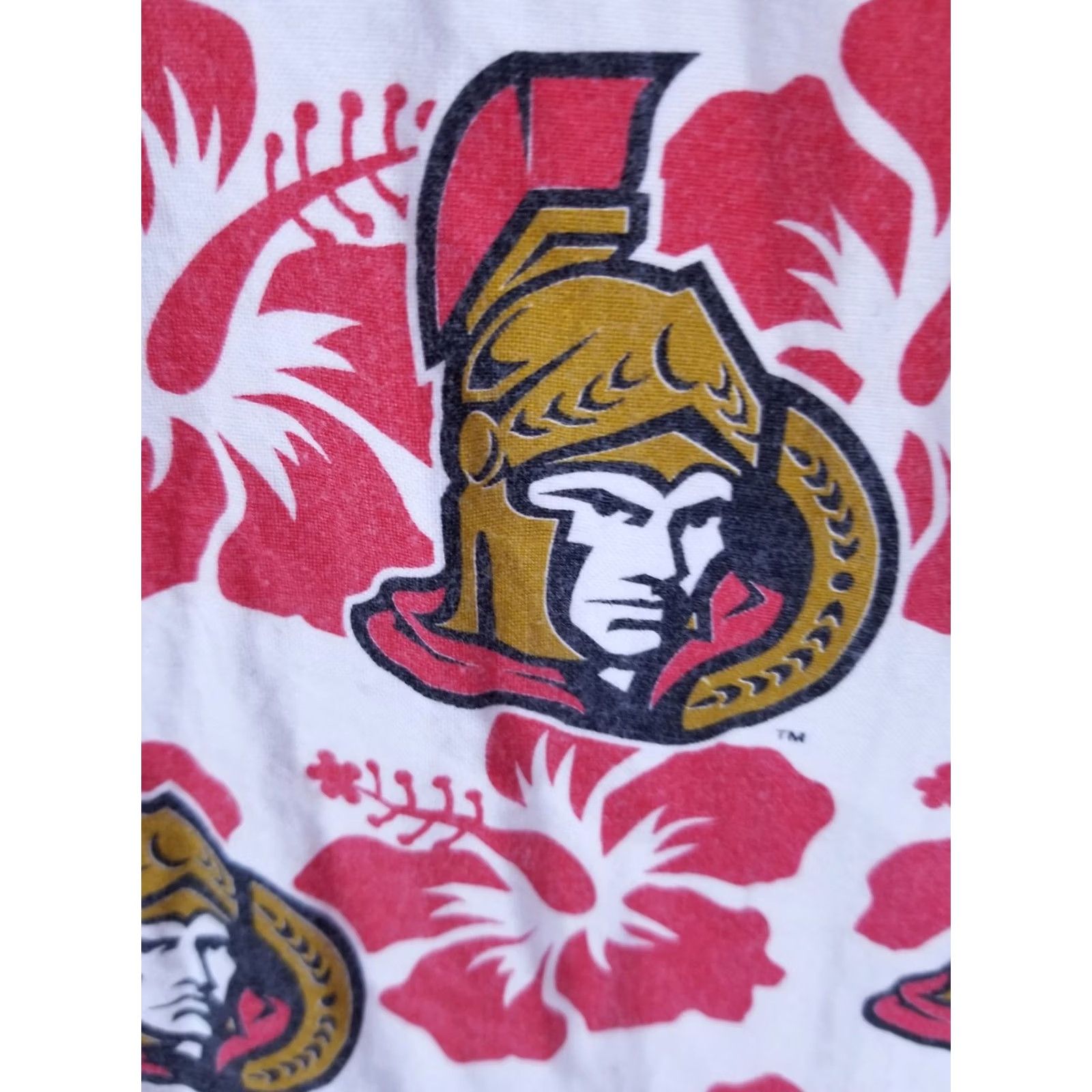 NHL VINTAGE 90' OTTAWA SENATORS NHL ALL OVER PRINT HWAIIAN SHIRT SZ LARGE Shirt Men XS? Size US M / EU 48-50 / 2 - 4 Thumbnail