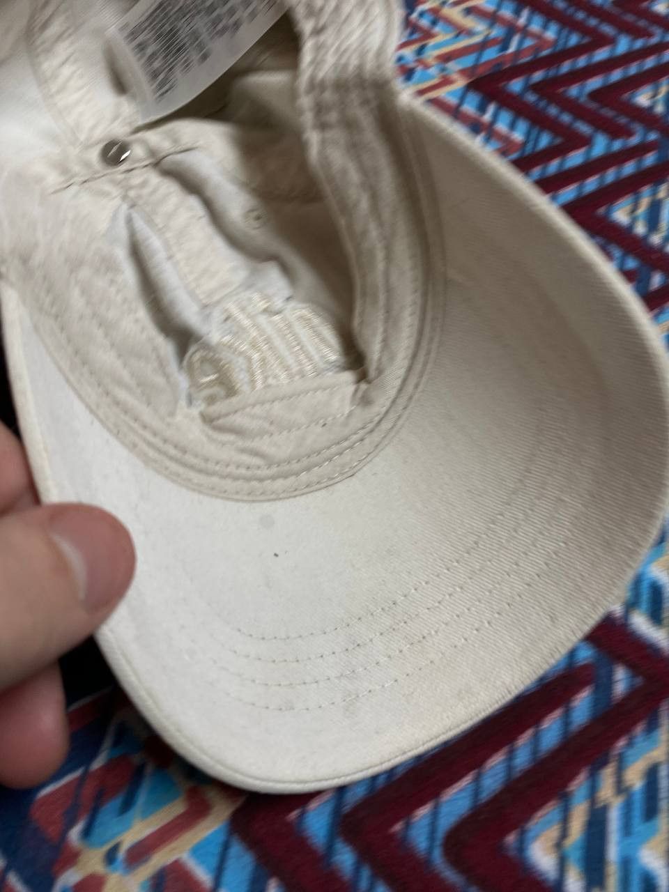 Nike Hats white big logo Vintage Nike Cap Y2K streetwear Size ONE SIZE - 13 Thumbnail