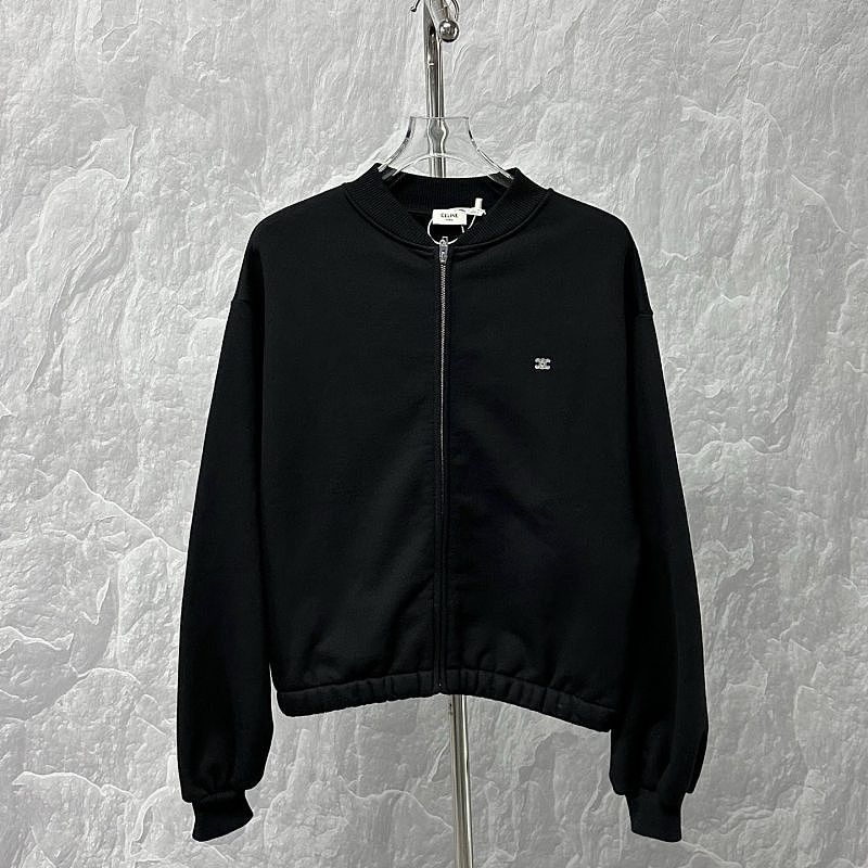Celine Celine Triomphe Logo Bomber Jacket Size M Size M / US 6-8 / IT 42-44 - 1 Thumbnail