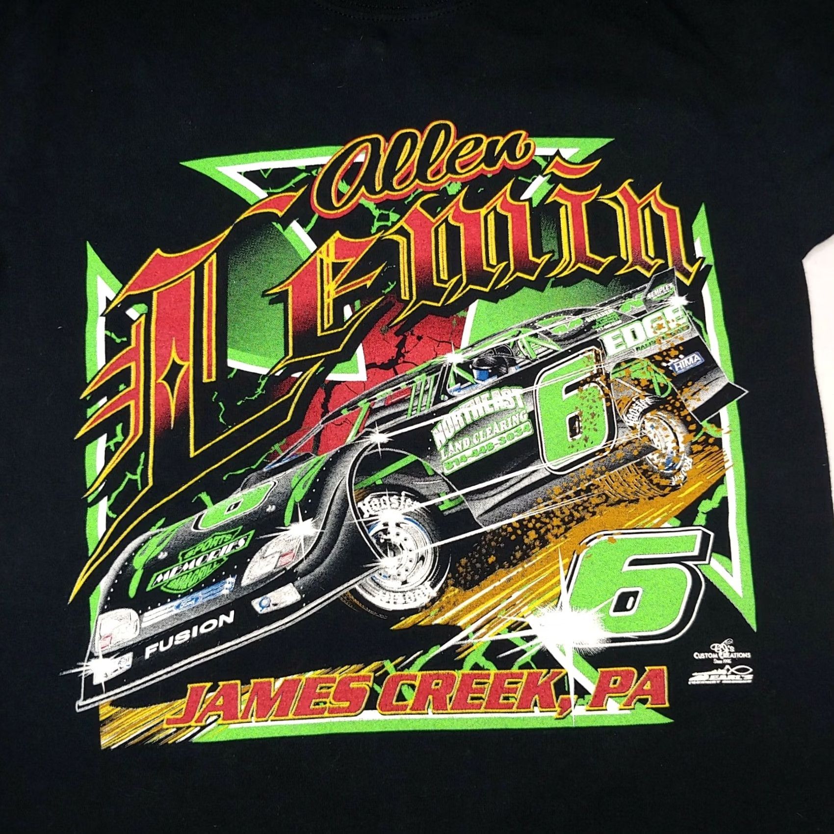 Vintage Allen Lemin Racing Shirt Men Small James Creek PA Raceway Motorsport Race Car Size US S / EU 44-46 / 1 - 2 Thumbnail