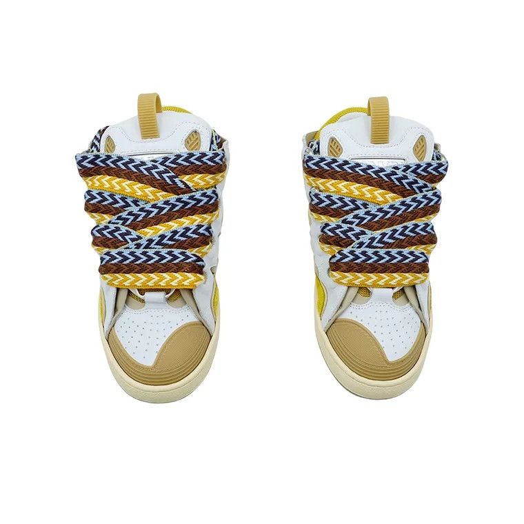 Lanvin o1w1db11124 Curb Skateboard Low Top Sneakers in Multicolor Size US 8 / IT 38 - 3 Thumbnail