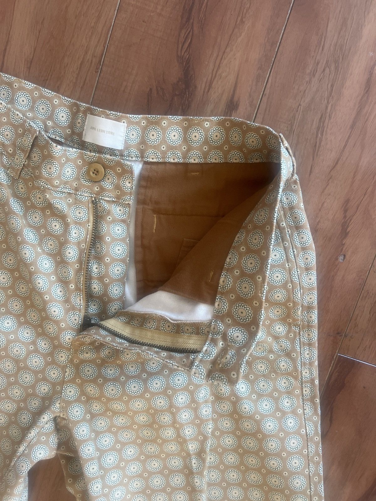 Aime Leon Dore Sunflower Pattern Pants SS24 Size US 31 - 3 Thumbnail