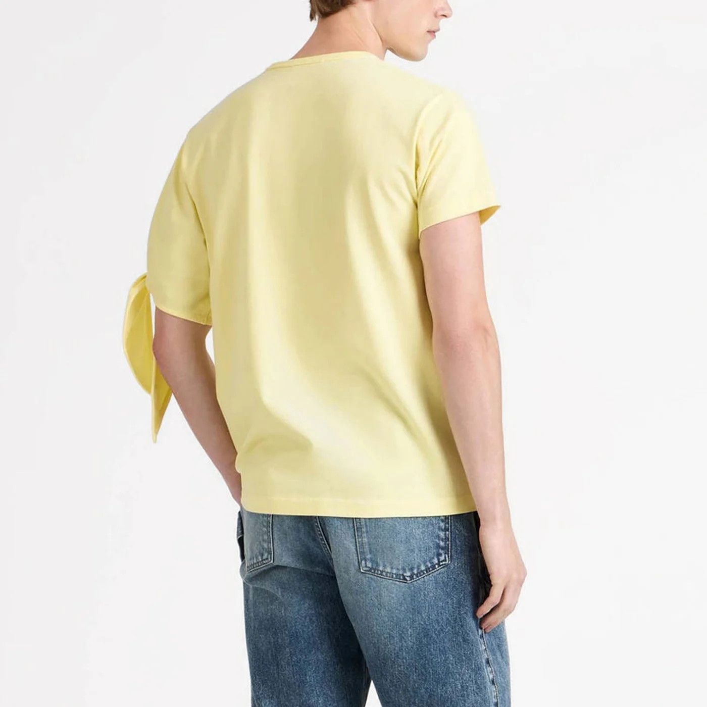 JW Anderson o1d2blof0526 Knotted Sleeve T-Shirt in Yellow Size US M / EU 48-50 / 2 - 3 Thumbnail