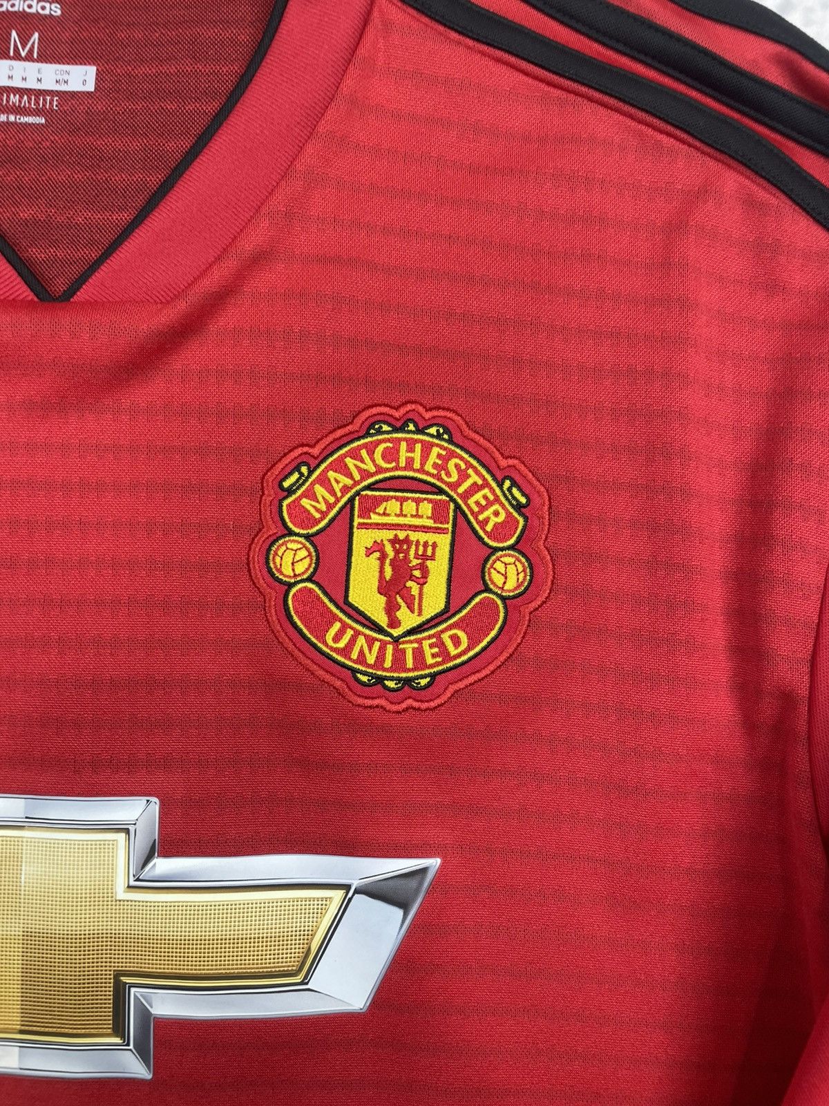 Adidas Adidas M Manchester UTD Long Sleeve Jersey #10 Rashford eg Size US M / EU 48-50 / 2 - 9 Thumbnail