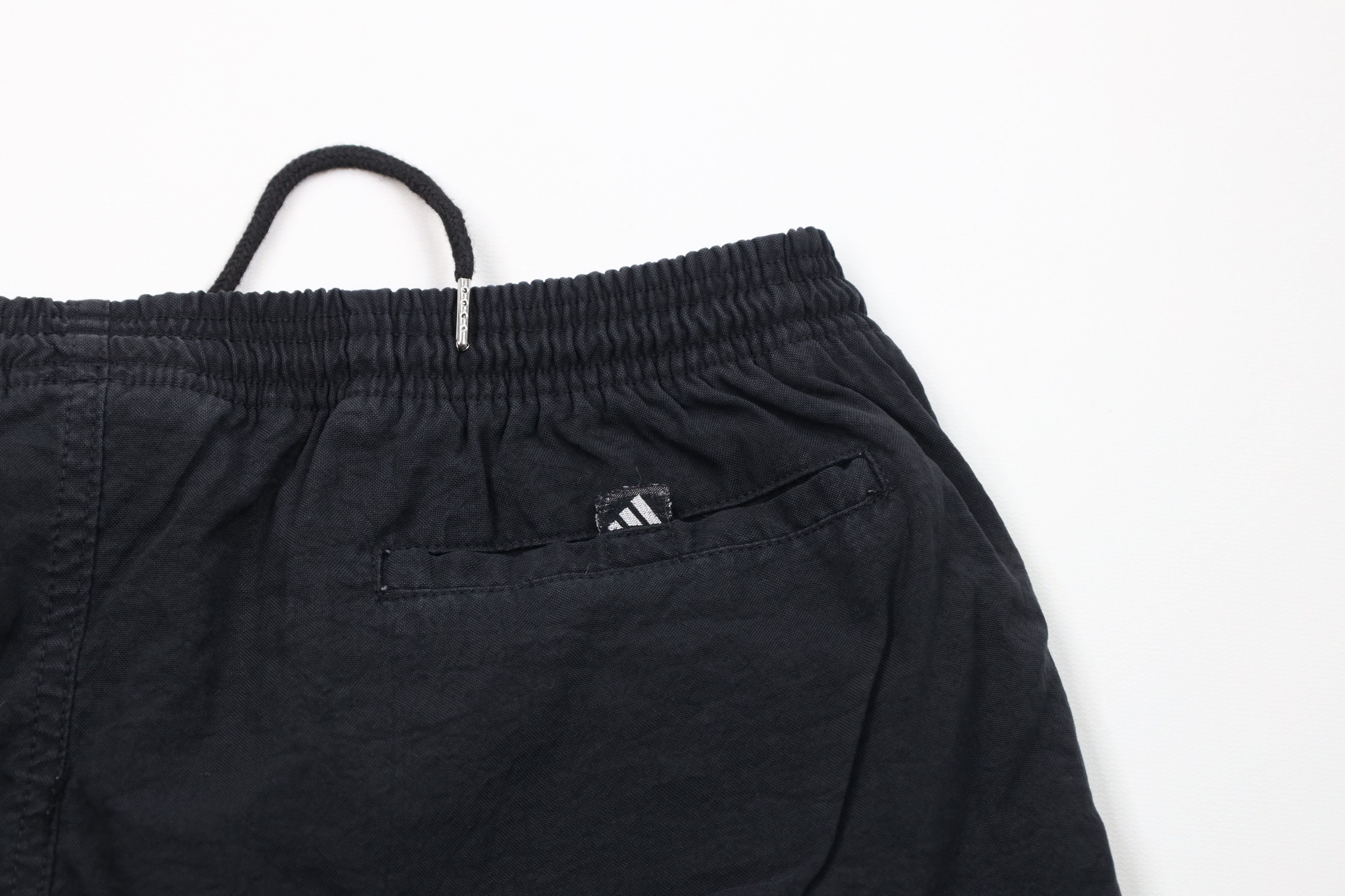 Adidas Vintage 90s Adidas Striped Cargo Shorts Black Polyester Size US 36 / EU 52 - 14 Thumbnail