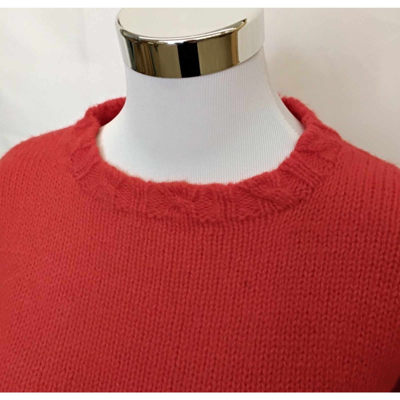 Lauren Ralph Lauren Ralph Lauren Sweater Women's S Red 100% Wool Vintage 1990's Size S / US 4 / IT 40 - 4 Thumbnail
