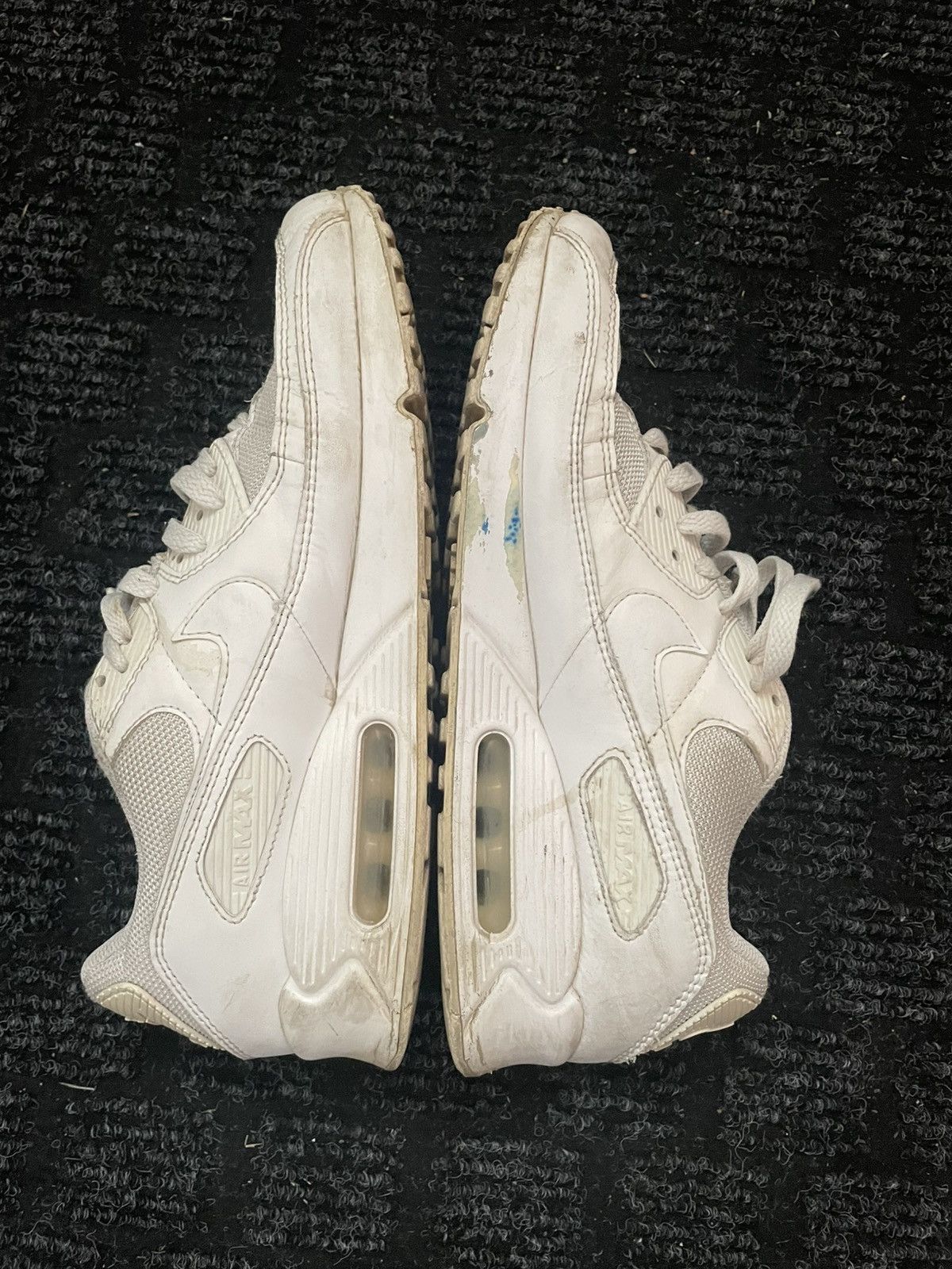 Nike White Nike Air Max 90 Size US 10 / EU 43 - 6 Thumbnail