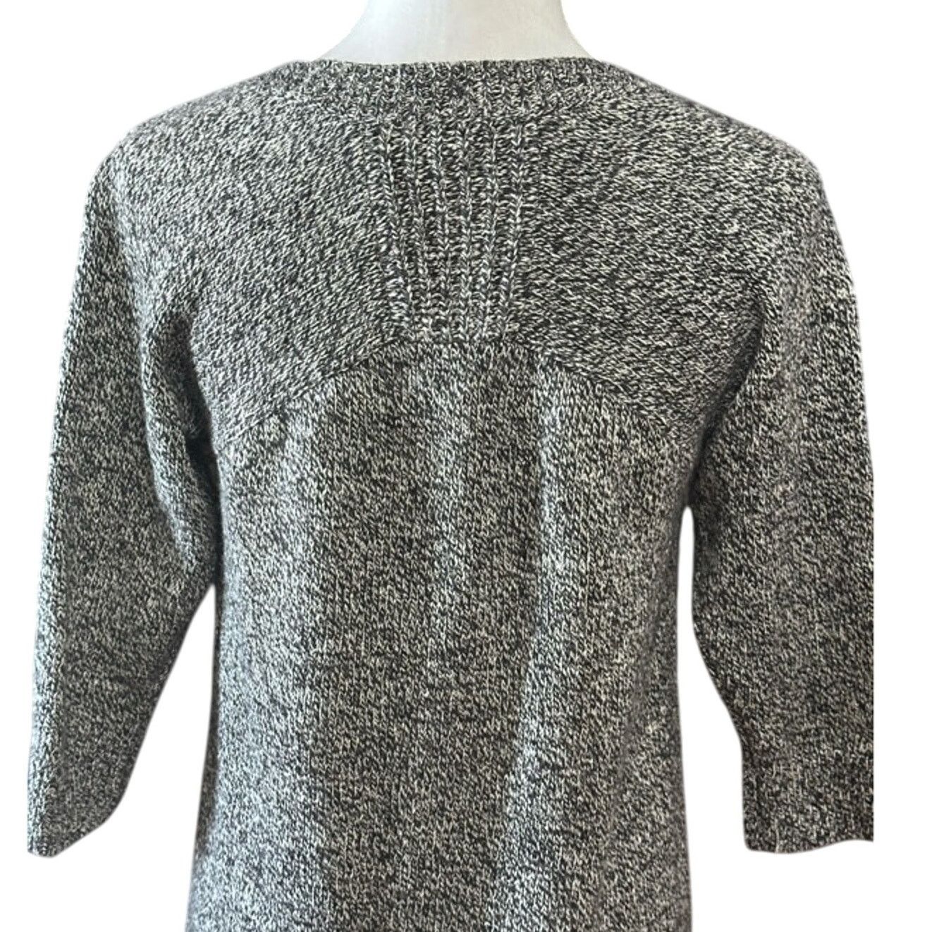 Other Lilla P Pullover Sweater 3/4 Sleeve Heathered Gray Womens XS Size XS / US 0-2 / IT 36-38 - 5 Thumbnail