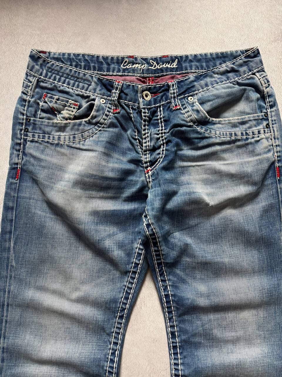 Camp David Vintage Camp David True Religion style jeans y2k 90s Size US 33 - 5 Thumbnail
