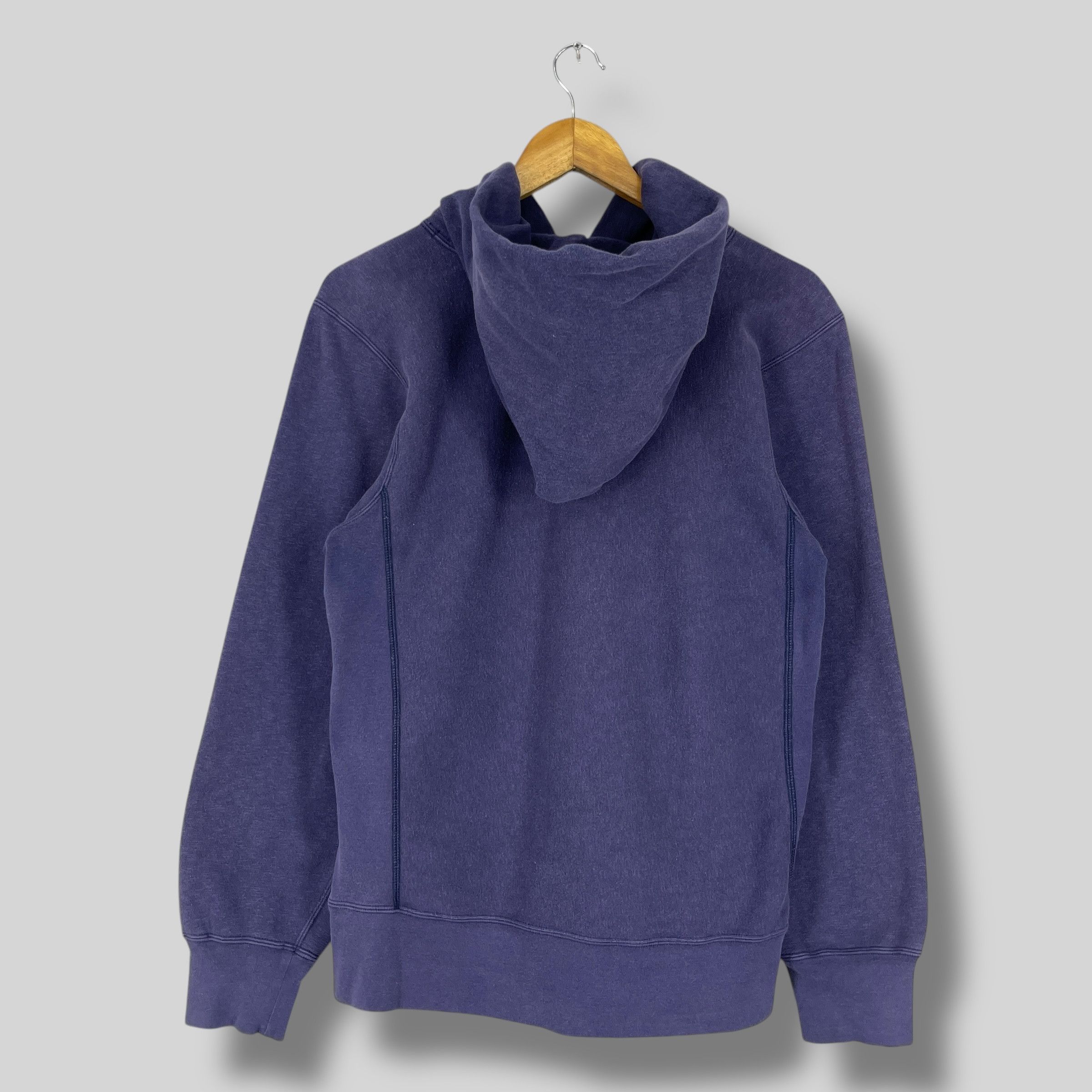 Denime Vintage 90's DENIME Orizzonti Printed Faded Hoodie Size US M / EU 48-50 / 2 - 8 Thumbnail