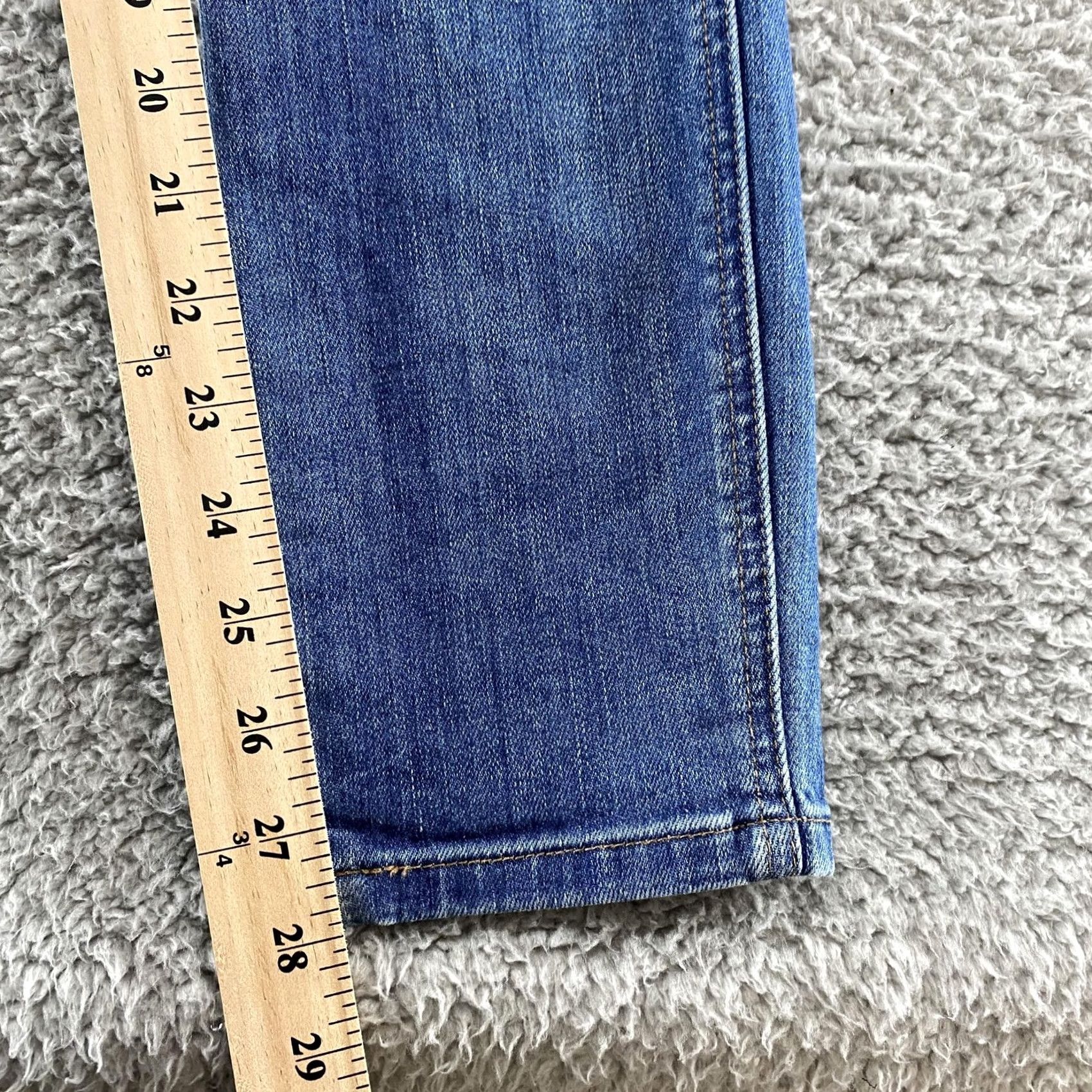 Madewell Madewell Overalls Womens XS Denim Blue Skinny Stretch Pockets Cotton Polyester Spandex Denim One-Piece Size 26" / US 2 / IT 38 - 6 Thumbnail