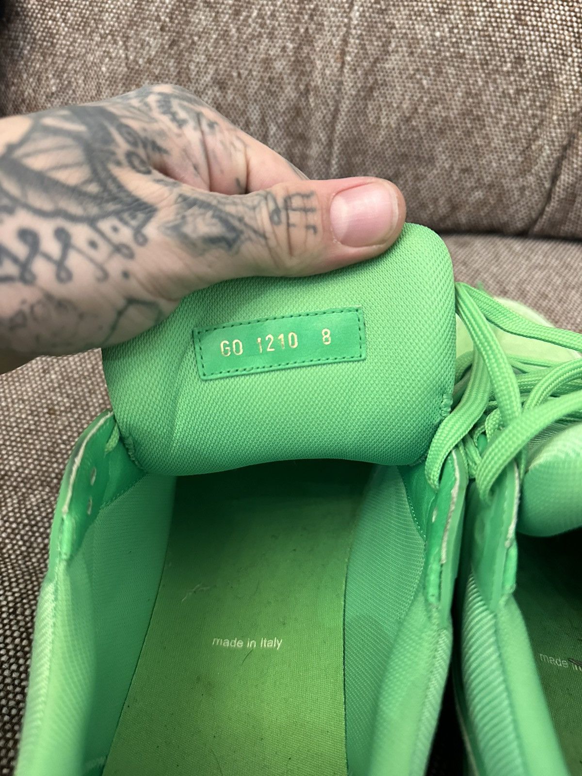 Louis Vuitton × Virgil Abloh LV Virgil Slime Lime Green Skater Shoes Sneakers 10 10.5 11 Size US 10.5 / EU 43-44 - 10 Thumbnail