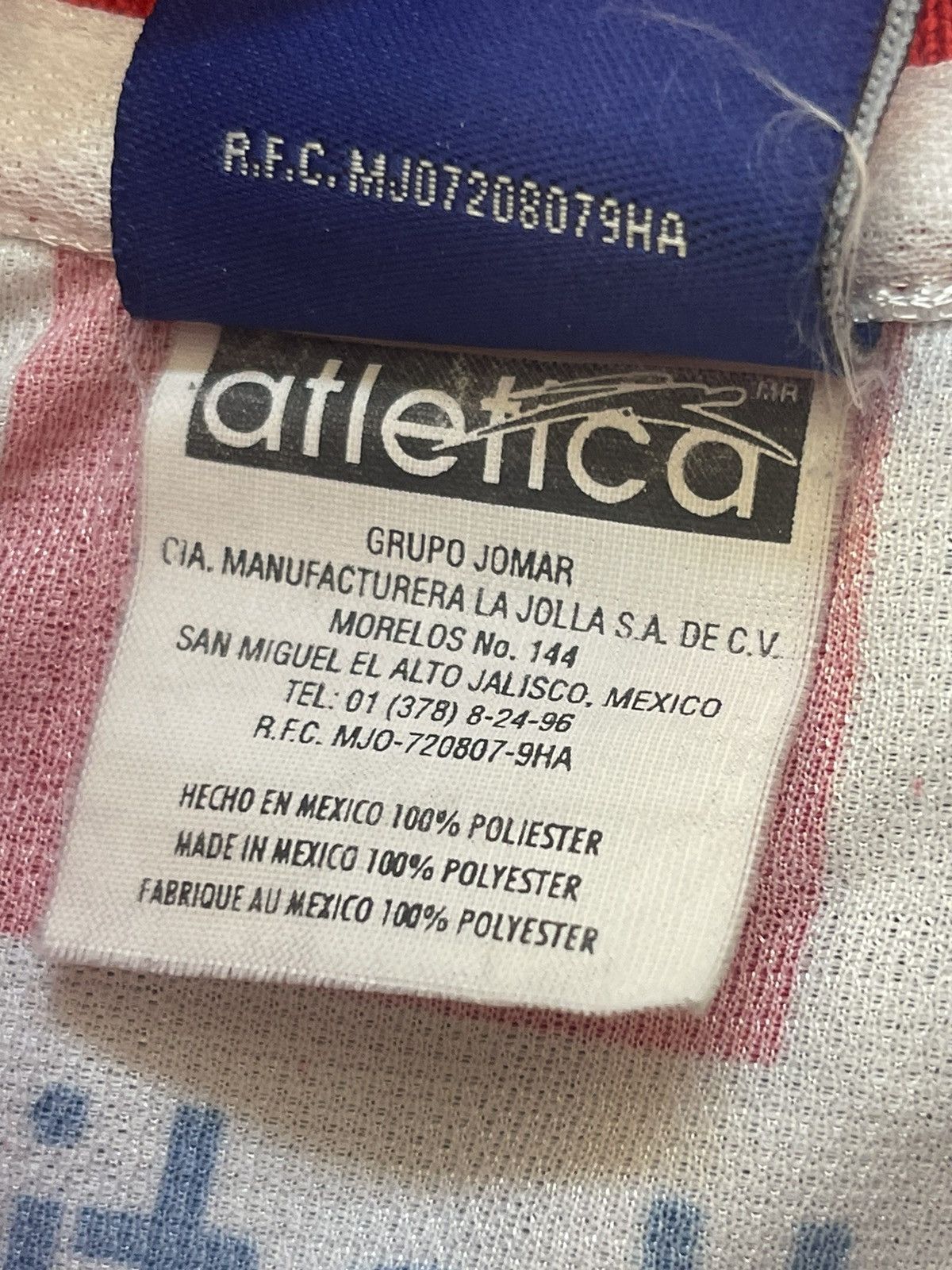 Vintage Chivas de Guadalajara Authentic Atletica Jersey 1999-2000 Size US XL / EU 56 / 4 - 8 Thumbnail