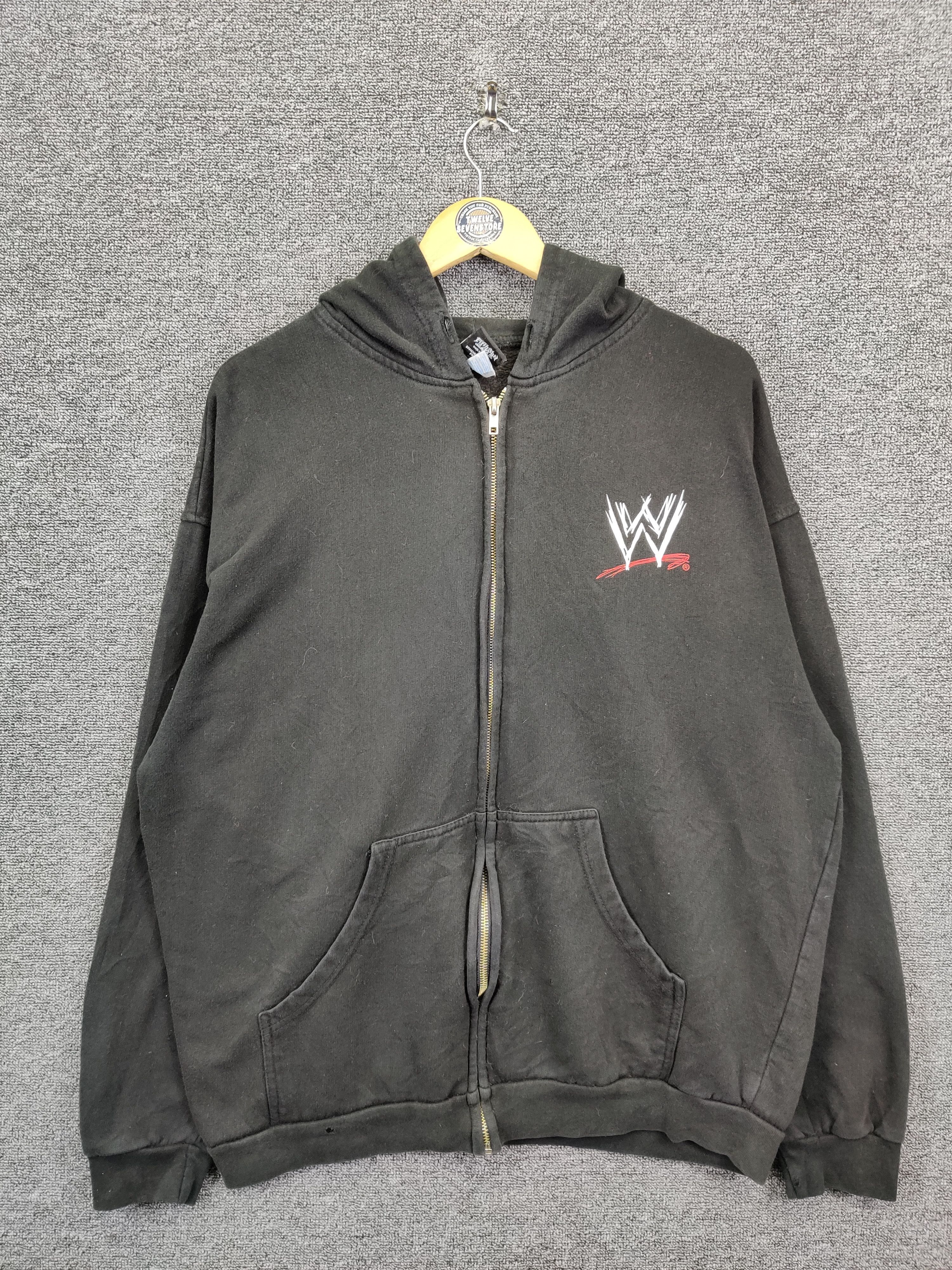 WWE Vintage WWE Superstars Zipper Hoodie Size US XL / EU 56 / 4 - 4 Thumbnail