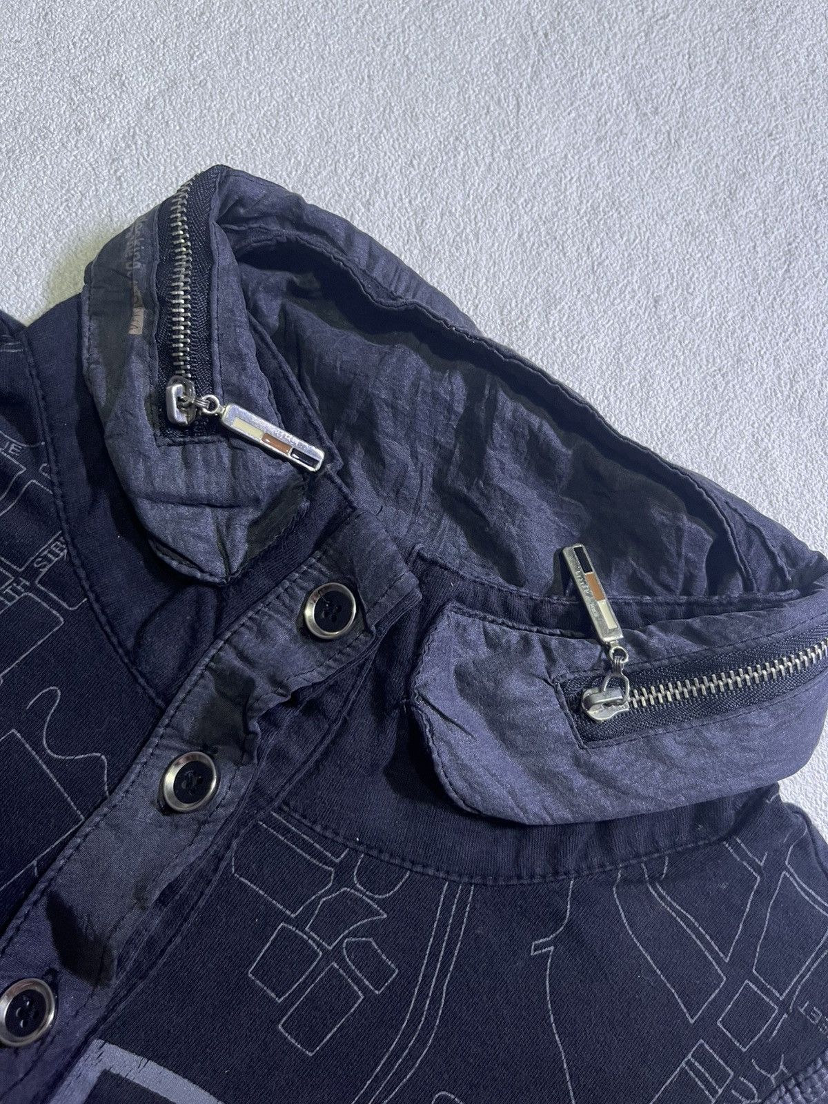 Hysteric Glamour LICISHA Y2K jacket with full print and iron button motif Size US L / EU 52-54 / 3 - 5 Thumbnail