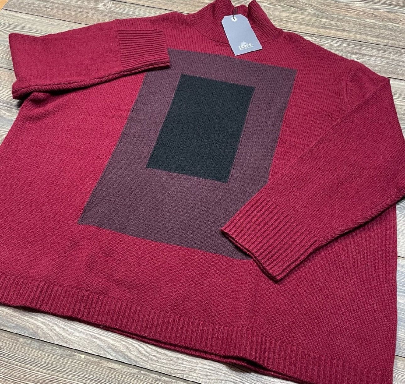 Levi's × Levi's Made & Crafted × Levi's Vintage Clothing LEVI'S MADE & CRAFTED FLARED SWEATER OVERSIZED TURTLE NECK Size US L / EU 52-54 / 3 - 3 Thumbnail