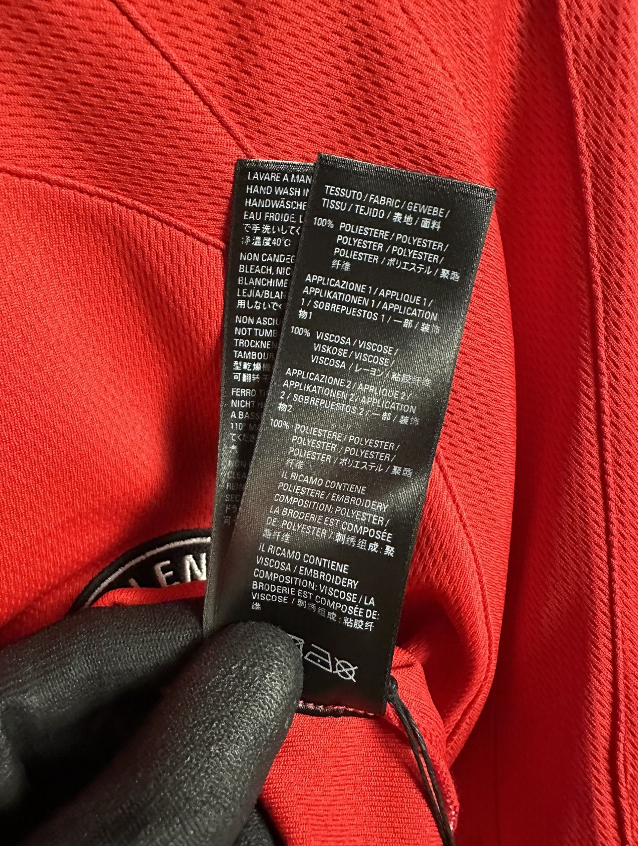 Balenciaga Balenciaga Red Soccer Jersey Size US S / EU 44-46 / 1 - 14 Thumbnail