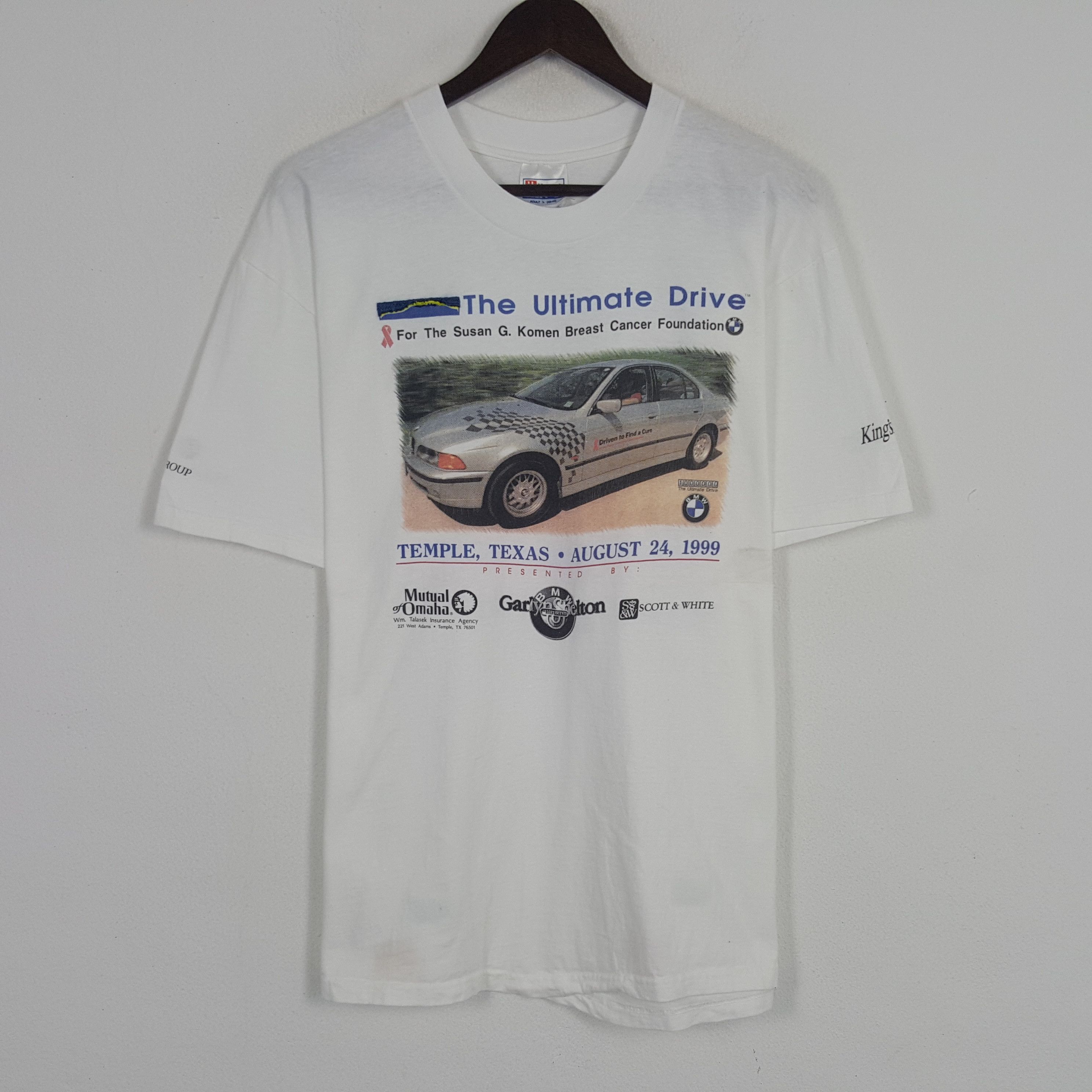 Vintage Vintage BMW x Mclane Group The Ultimate Drive Tshirt Size US L / EU 52-54 / 3 - 1 Thumbnail