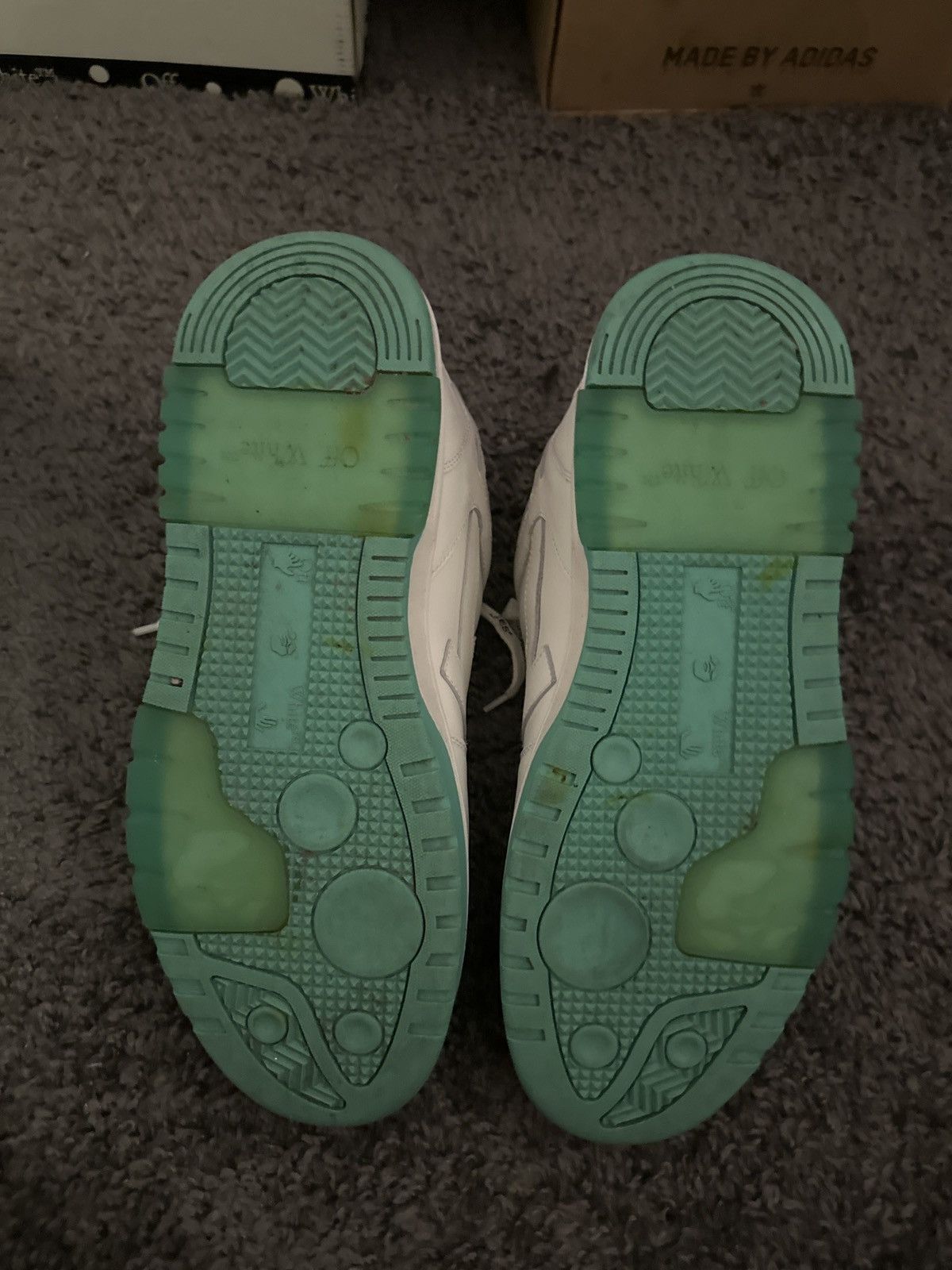 Off-White Off-White Shoes Teal “For Walking” Size US 11 / EU 44 - 5 Thumbnail