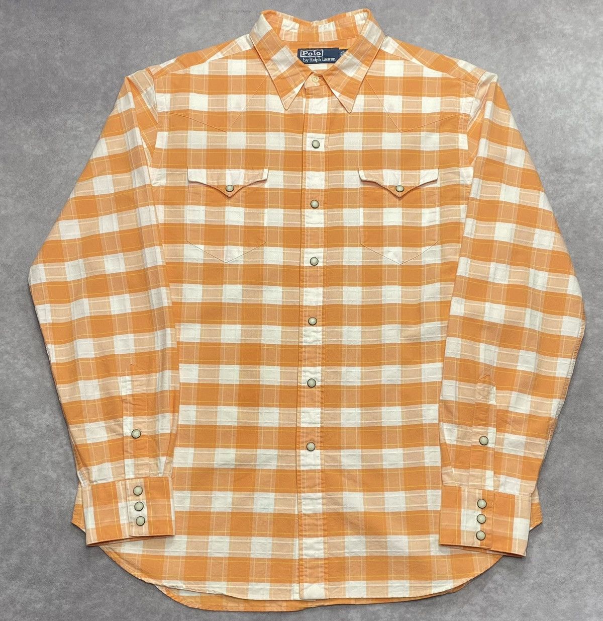 Polo Ralph Lauren Vintage Polo Ralph Lauren Western Cowboy Style Snap Shirt Size US L / EU 52-54 / 3 - 1 Thumbnail