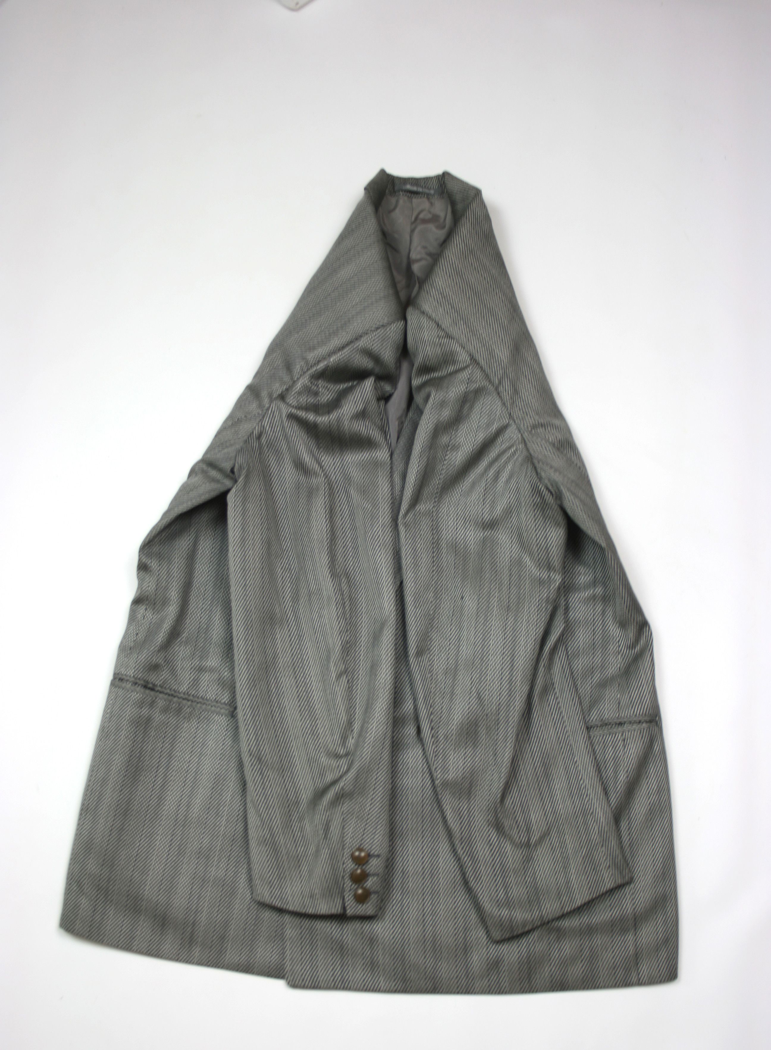 Yves Saint Laurent 90S Double Breasted Silk Blazer Vintage Size US L / EU 52-54 / 3 - 6 Thumbnail