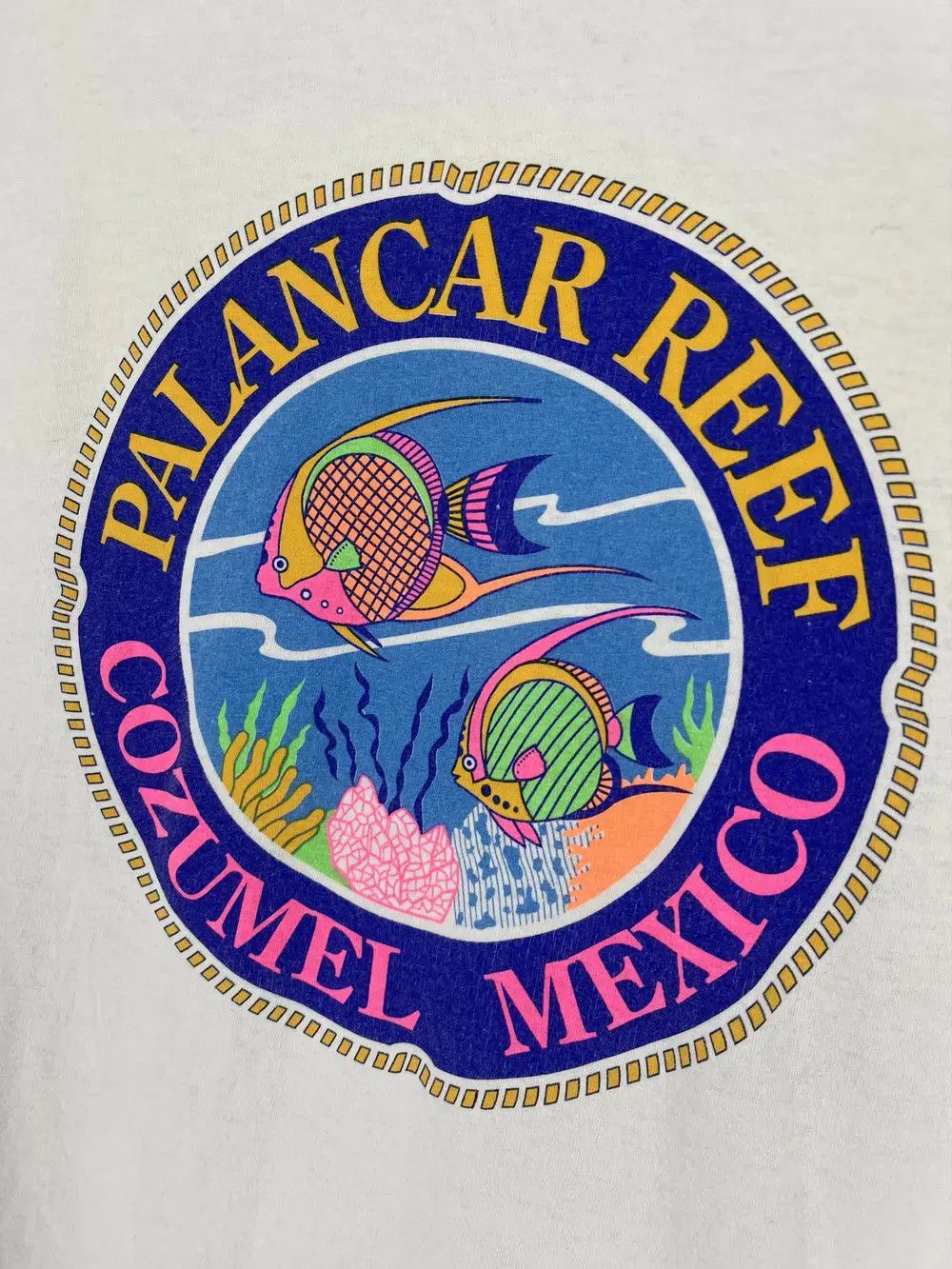 Other Vintage Cozumel Mexico Shirt 2XL White Palancar Reef Fish Size US XL / EU 56 / 4 - 7 Thumbnail