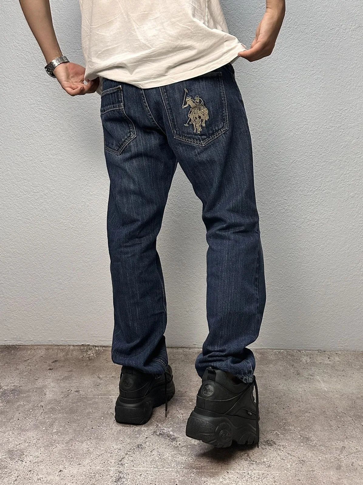 U.S. Polo Assn. 👉 Vintage Polo Ralph Lauren Cargo Pants Baggy Purple Label Size US 32 / EU 48 - 1 Thumbnail