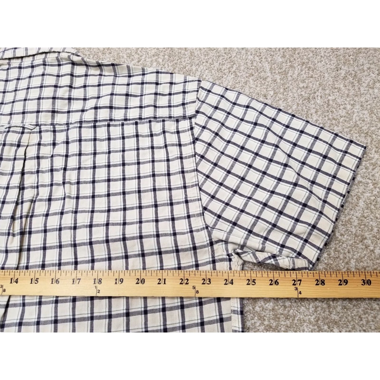 Eddie Bauer Eddie Bauer Shirt Mens Medium Blue Check Button Casual 100% Cotton Camp Outdoors Size US M / EU 48-50 / 2 - 4 Thumbnail