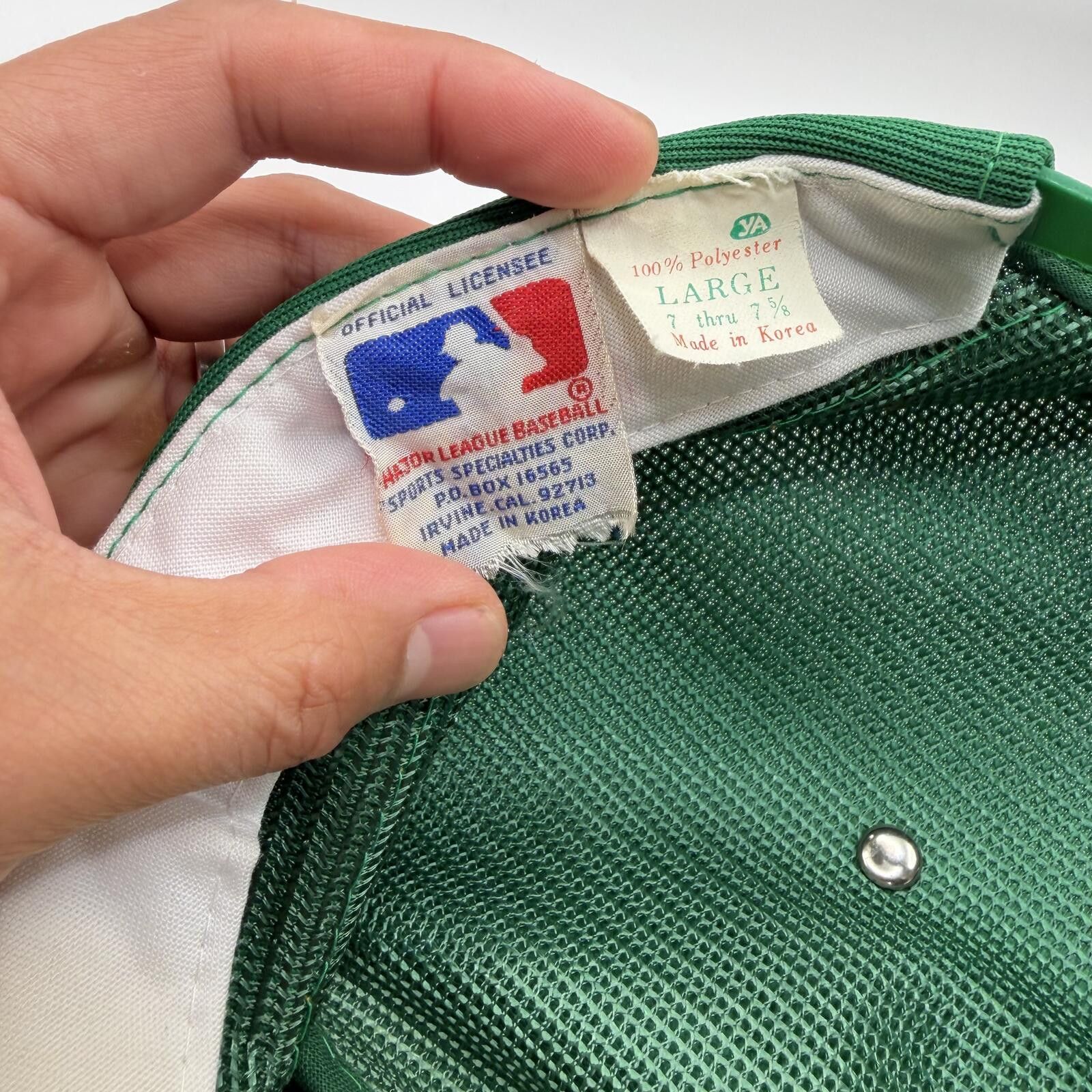 MLB MLB Hat Green VTG 70s Oakland Athletic Snapback Pillbox Size ONE SIZE - 3 Thumbnail