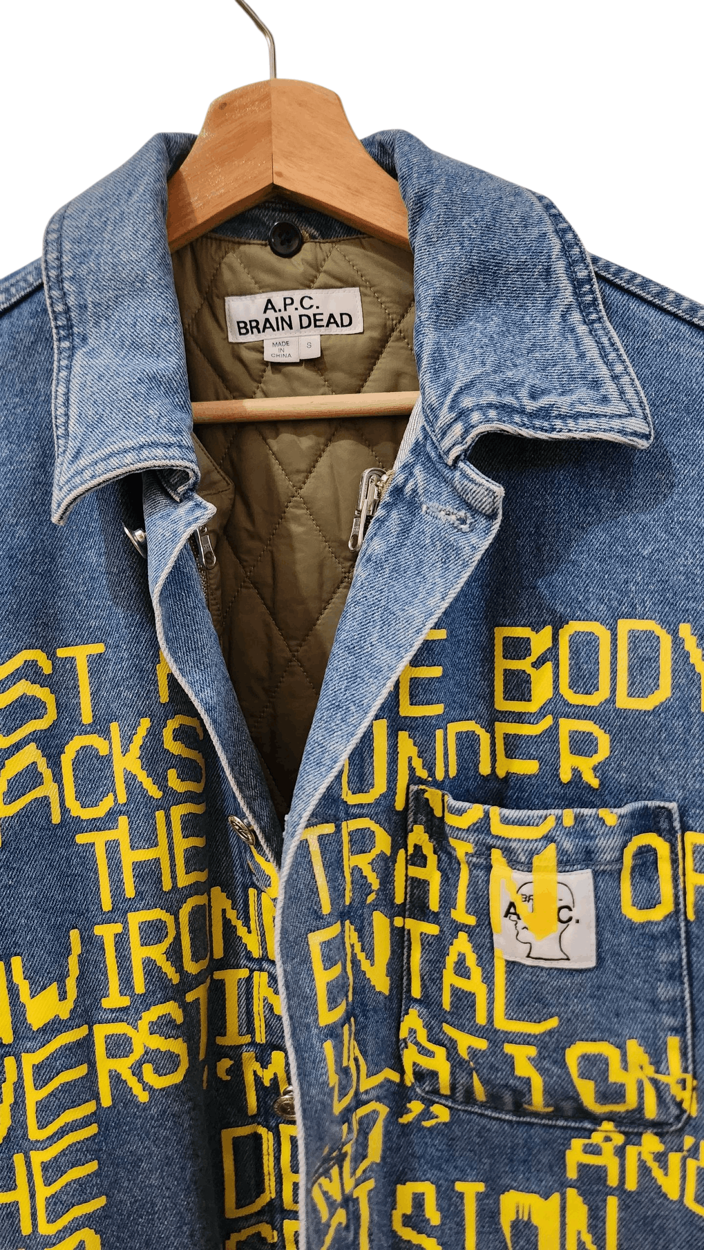 A.P.C. × Brain Dead Denim jacket Size US S / EU 44-46 / 1 - 3 Thumbnail