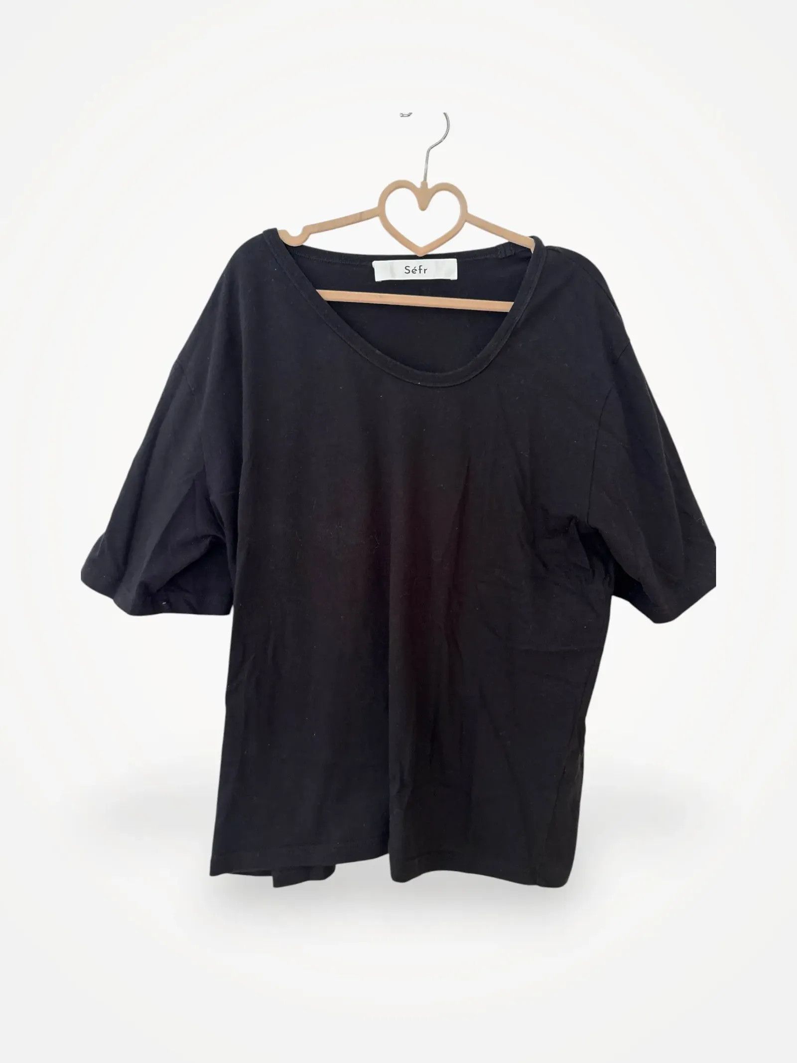 Sefr Séfr Uneaven Short Sleeve T-shirt Size XL / US 12-14 / IT 48-50 - 1 Thumbnail