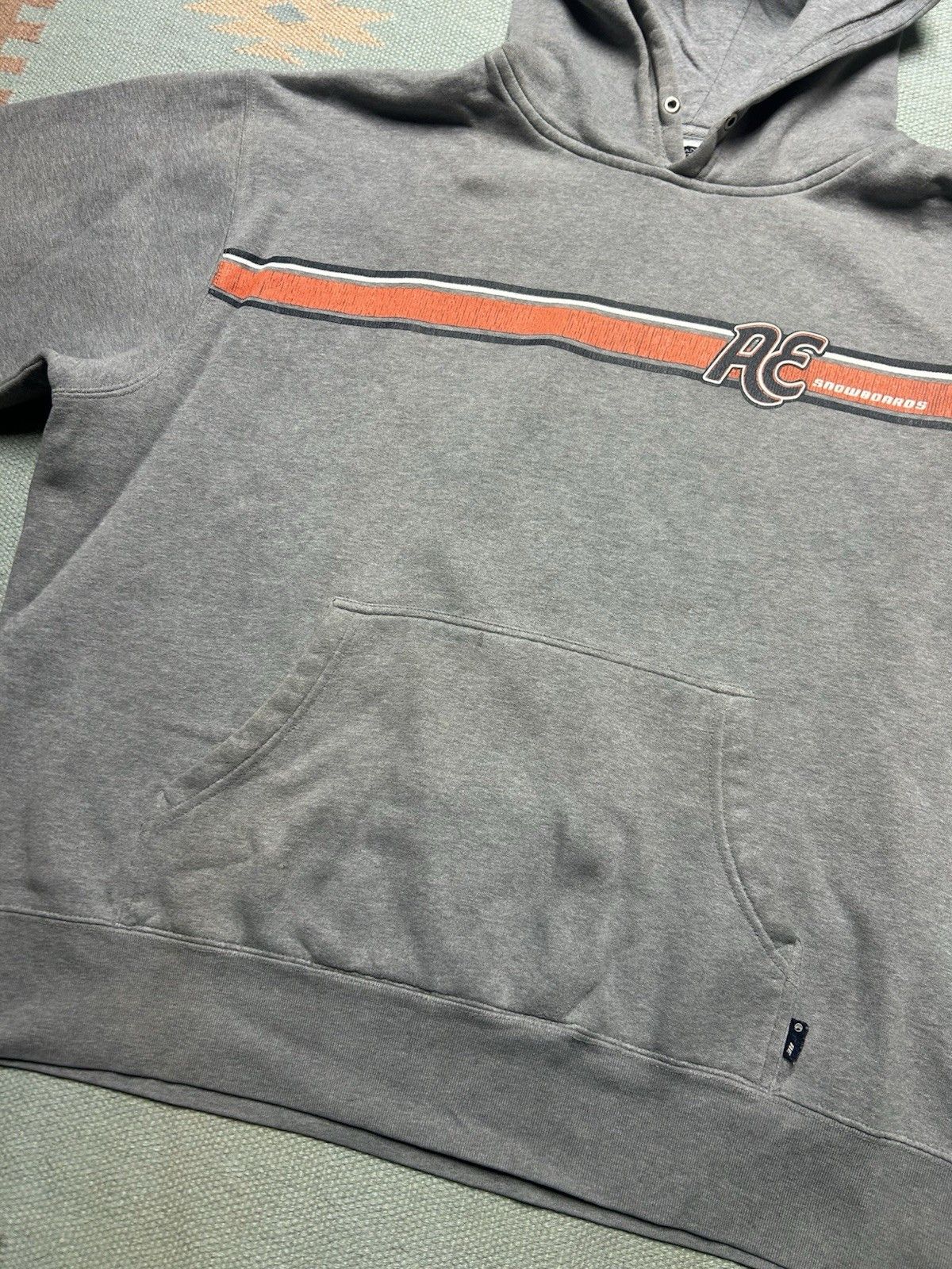 Vintage Vtg hoodie sweatshirt American Eagle snowboards chopped XL Size US XL / EU 56 / 4 - 2 Thumbnail