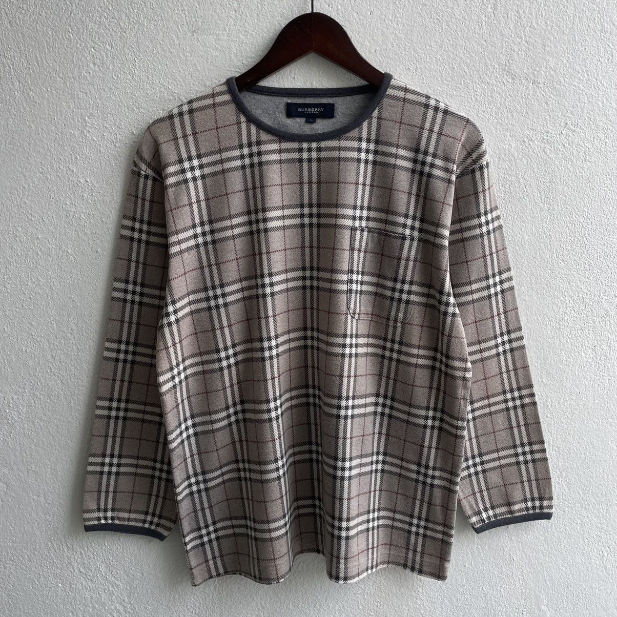 Burberry Burberry London "Nova Check Plaid Pattern" Longsleeve Shirts Size US L / EU 52-54 / 3 - 6 Thumbnail