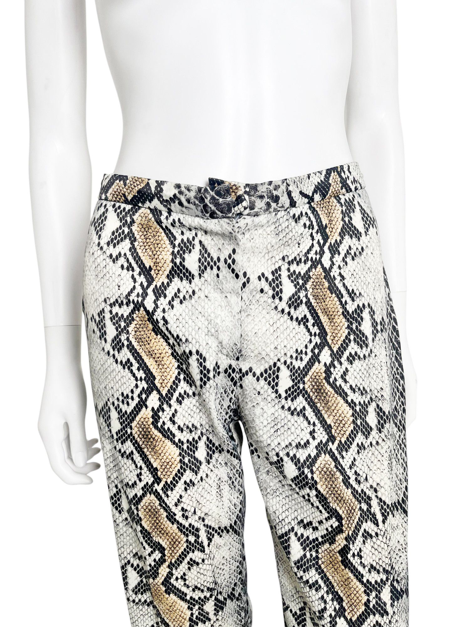Roberto Cavalli F/W 1998 Python Grey Pants Size 26" / US 2 / IT 38 - 6 Thumbnail