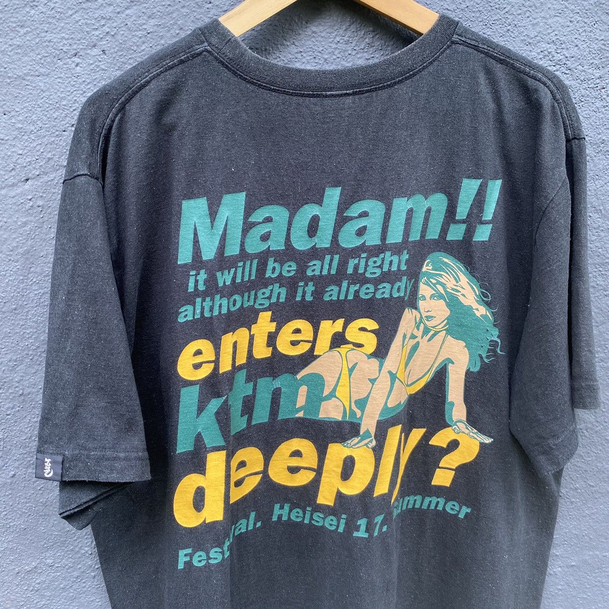Hot Model Sex Thrashed Faded Vintage Y2K KTM Porn Star ERD GRUNGE TEE Size US XL / EU 56 / 4 - 3 Thumbnail