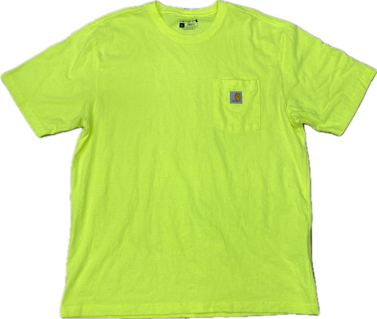 Carhartt Tshirt carhartt pocket tee fluorescent color Size US L / EU 52-54 / 3 - 1 Thumbnail