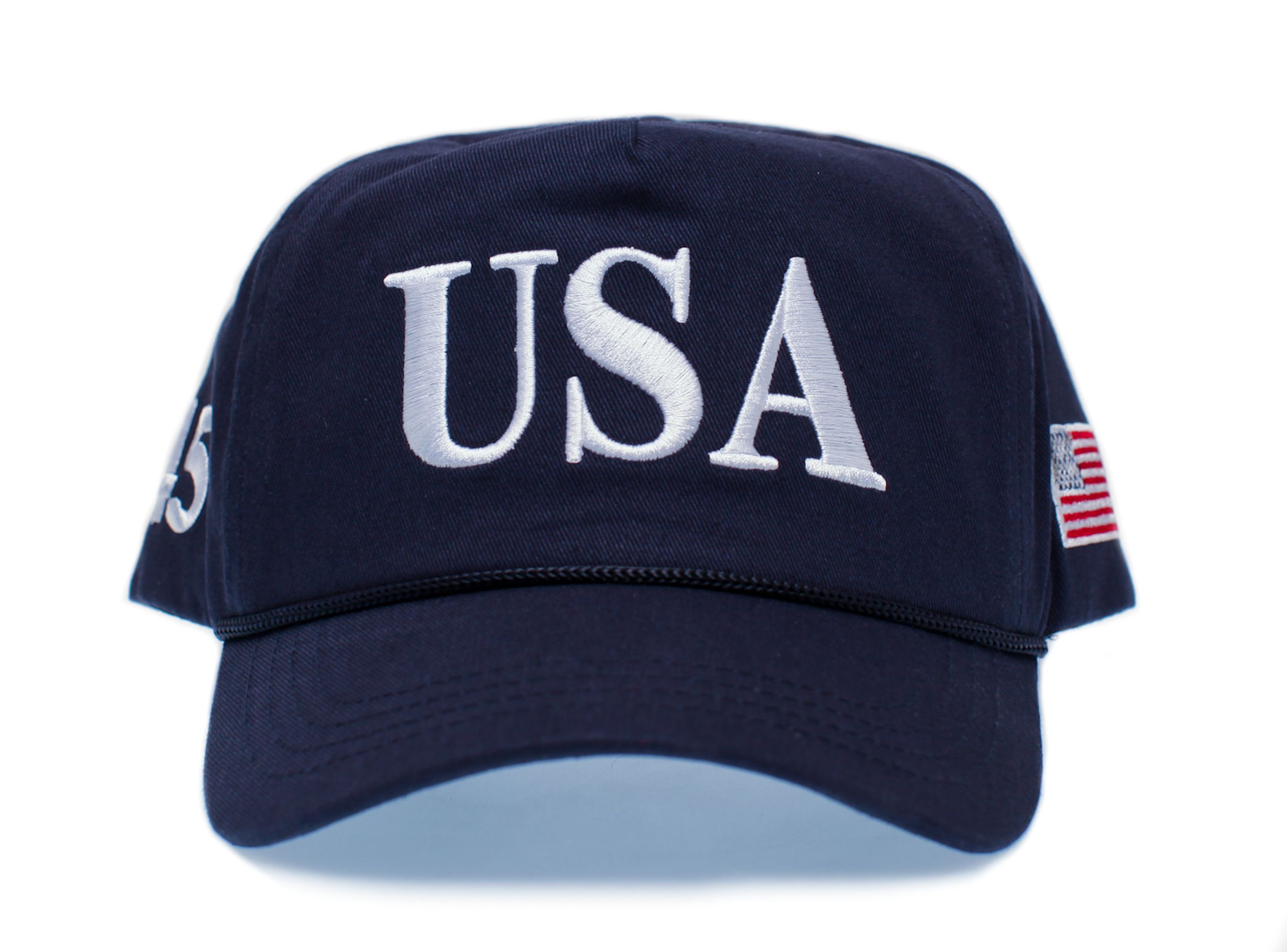 Other USA 45 Flag Hat MAGA Trump Make America Great Again Navy Size ONE SIZE - 1 Thumbnail