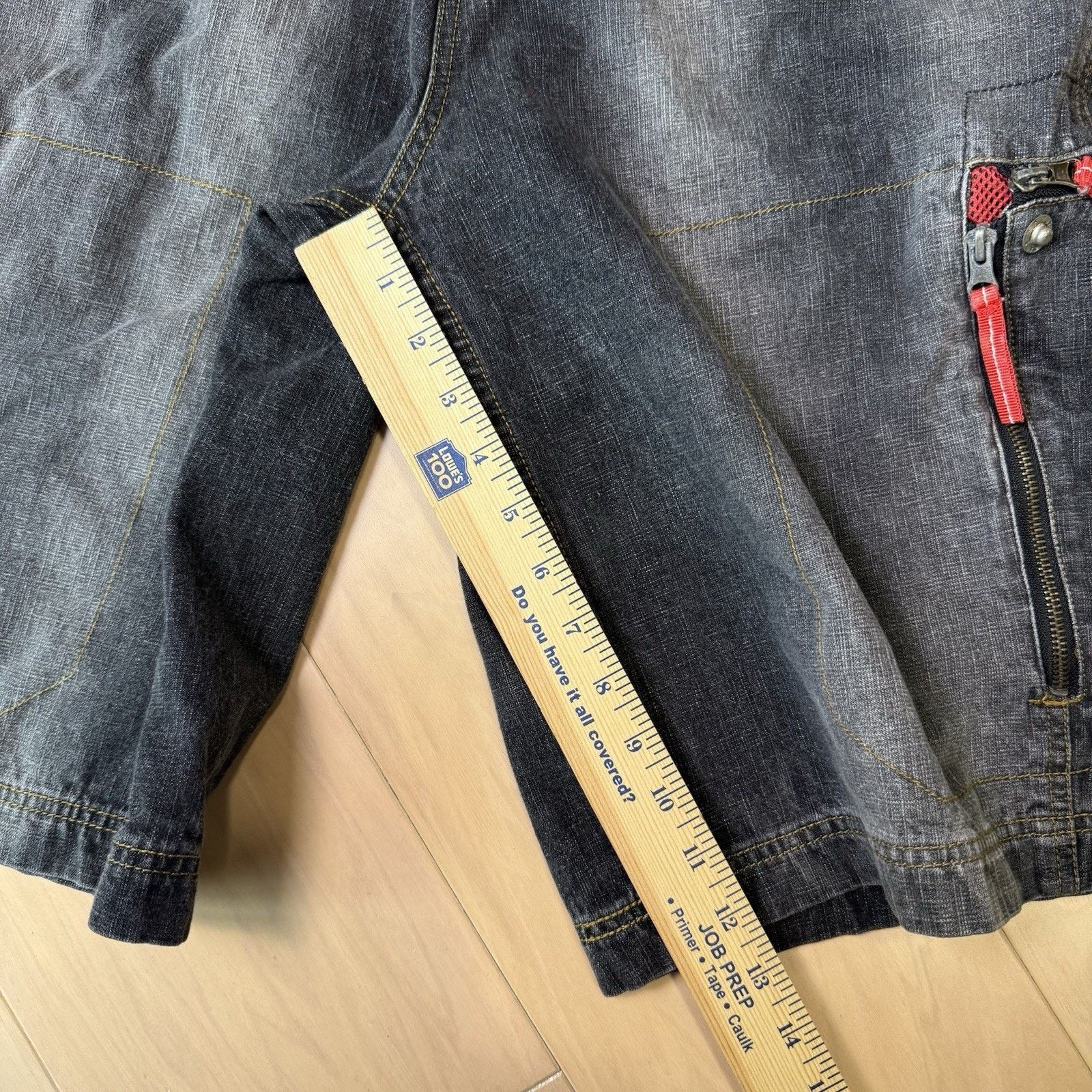 Other Vintage No Boundaries Shorts 31 Black Y2K Baggy Cargo Denim Size US 31 - 7 Thumbnail
