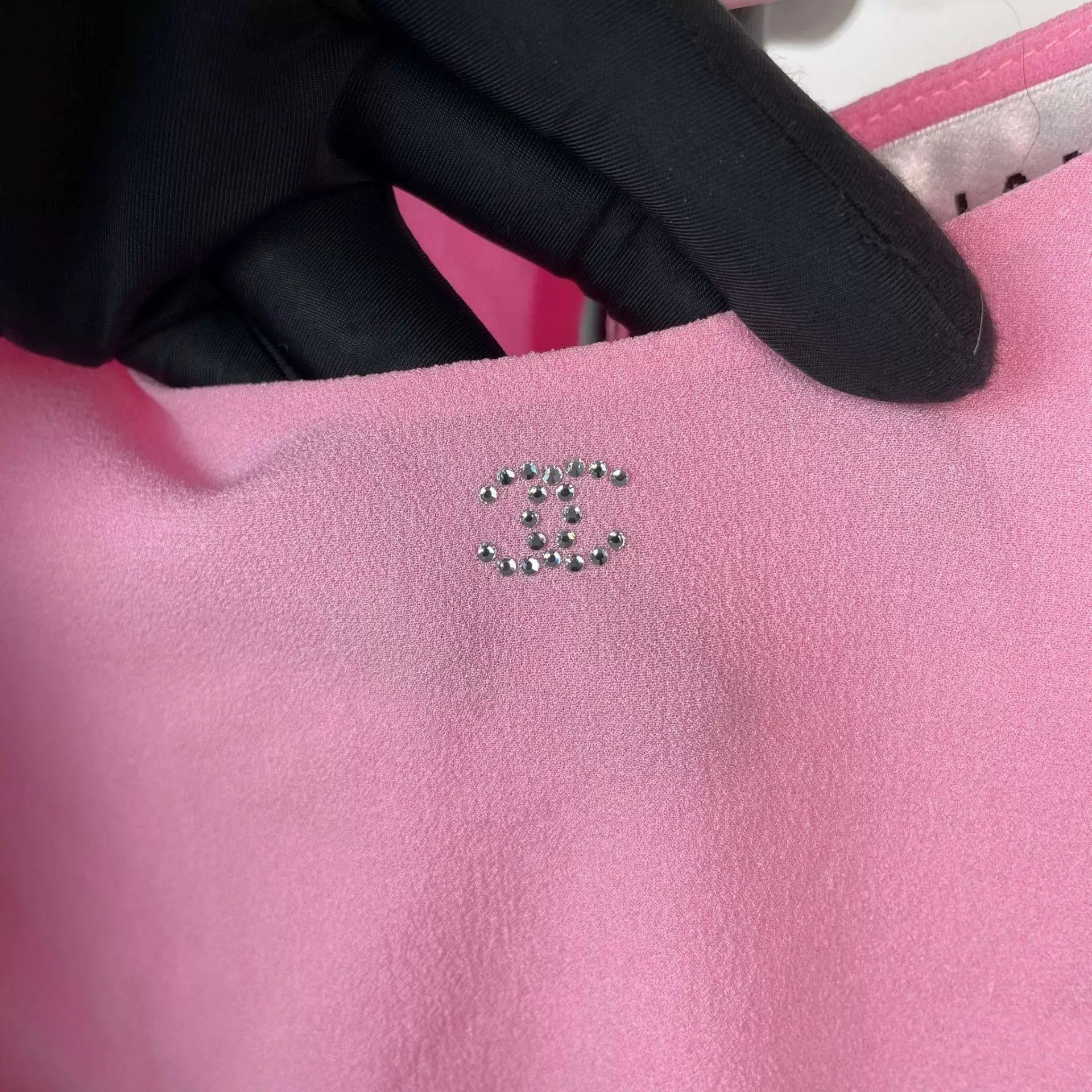 Chanel Chanel Women's Pink Silk Long Sleeve Dress 34 Size XS / US 0-2 / IT 36-38 - 3 Thumbnail