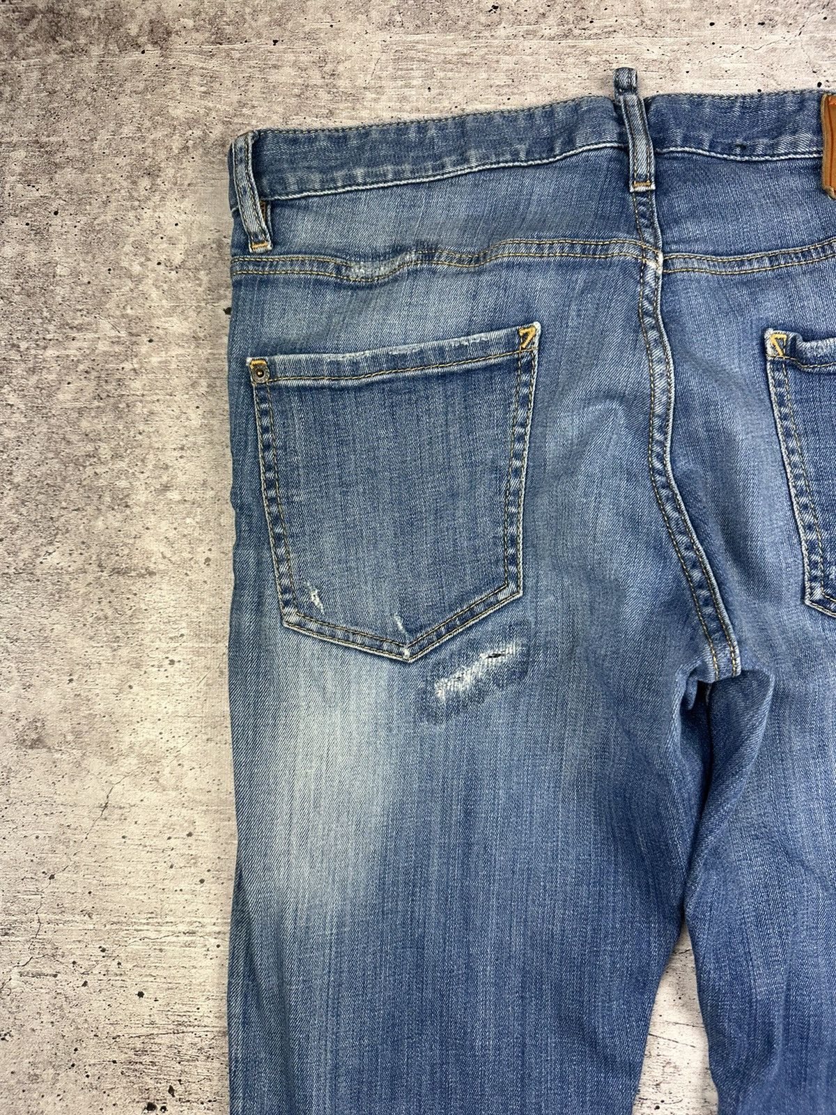 Dsquared2 Dsquared2 Cool Guy Distressed Denim Jeans Pants (A035) Size US 34 / EU 50 - 15 Thumbnail