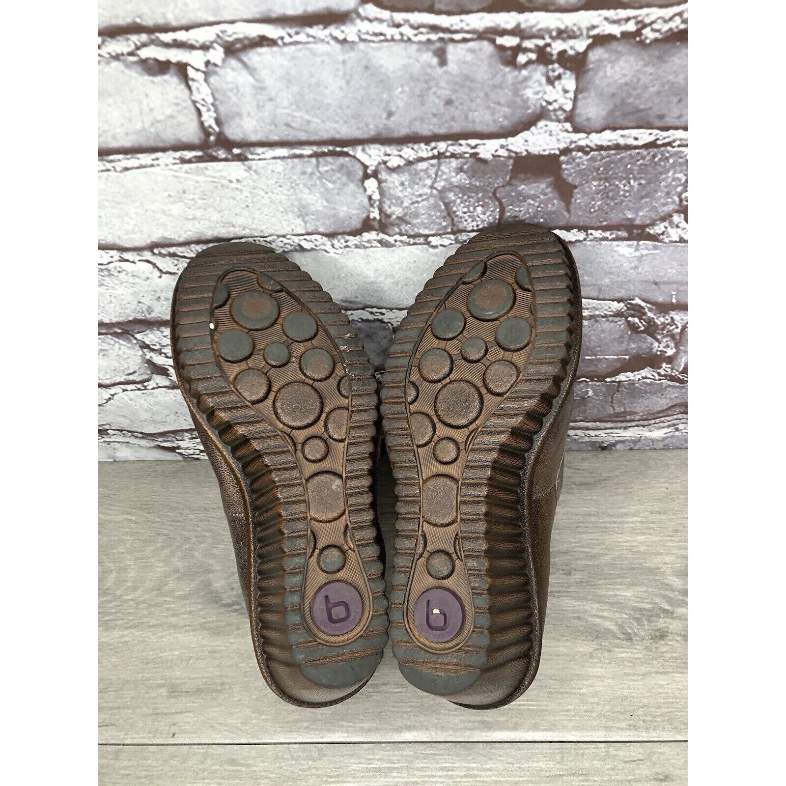 Other Bionica Bronze Leather Shimmer Mary Jane Strap Wedge Shoes W Size US 7.5 / IT 37.5 - 14 Thumbnail