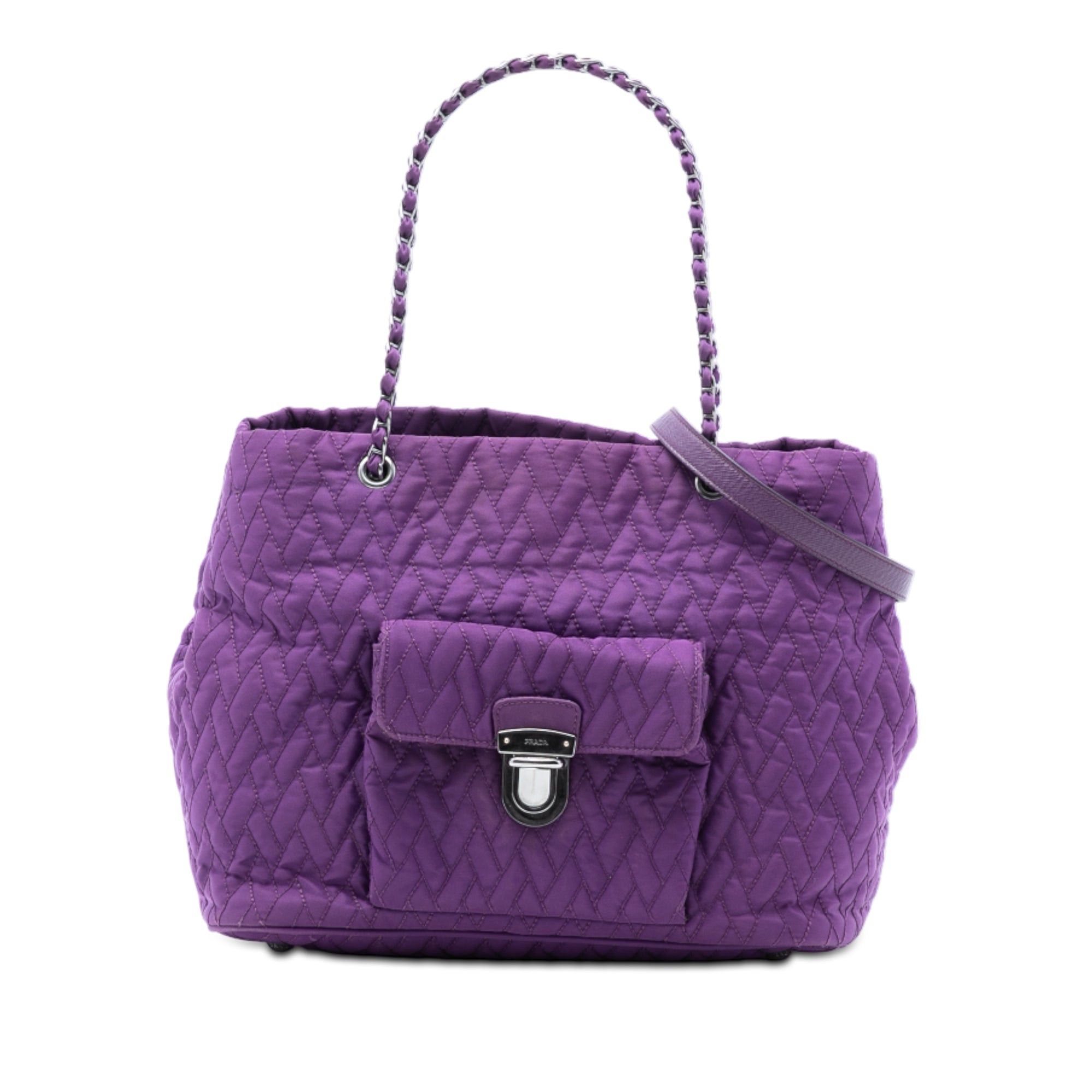 Prada Impuntu Tessuto Chain Tote Size ONE SIZE - 1 Thumbnail