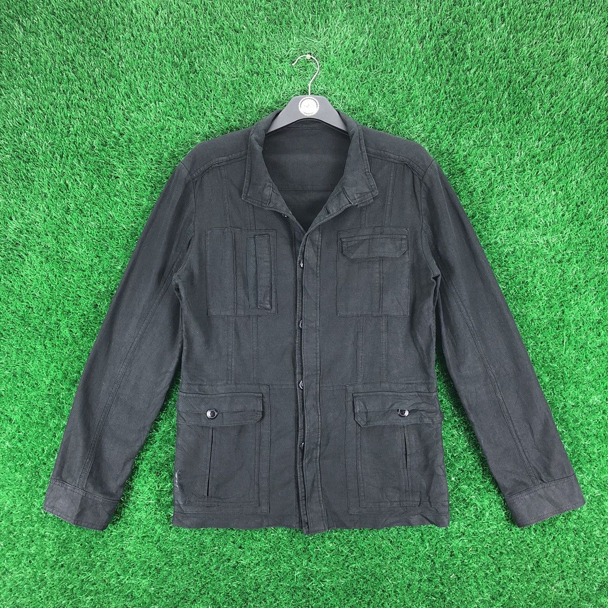 image of Vintage 90's Comme Ça Du Mode Men Jacket in Black (Size Small)