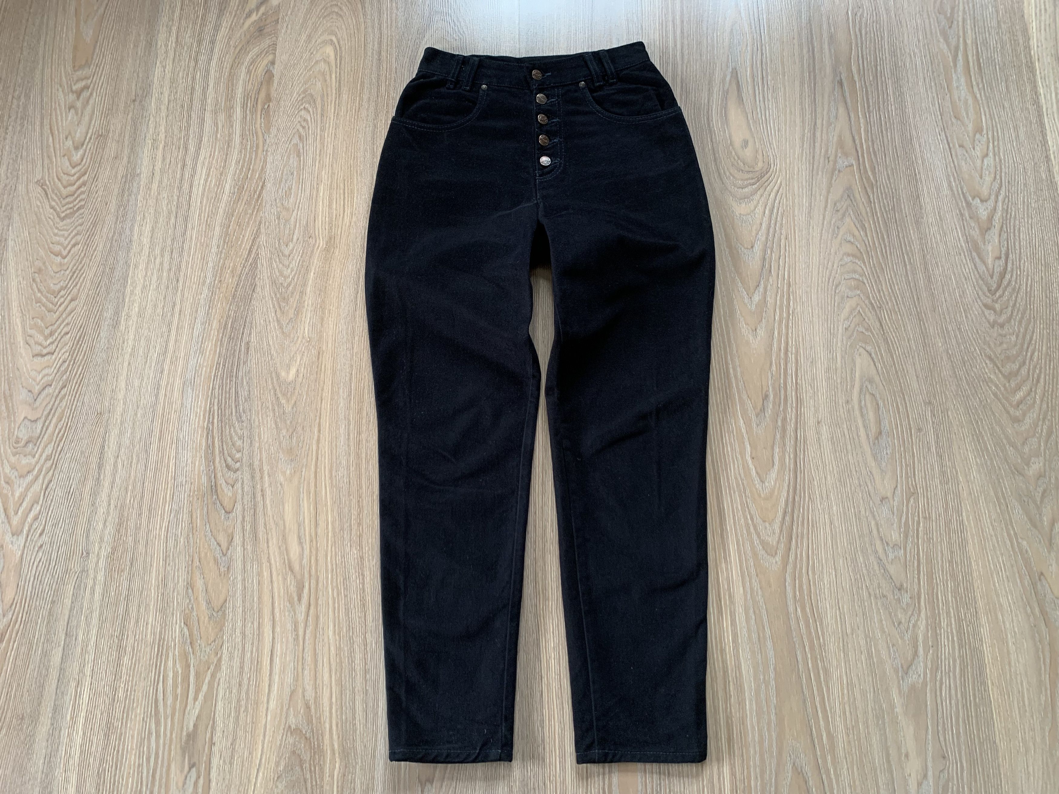 Denime × Vintage × Wrangler Wrangler Scarlet Vintage Black Jeans Size 29" - 2 Thumbnail