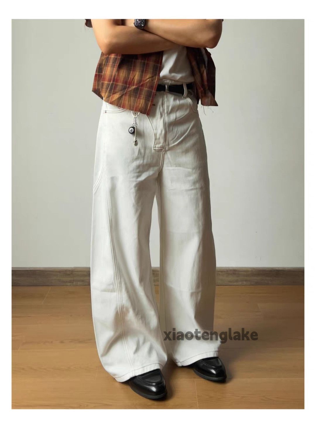 Jean Xz Utility skate hiphop loose baggy wide Leg flared jeans Size US 28 / EU 44 - 5 Thumbnail